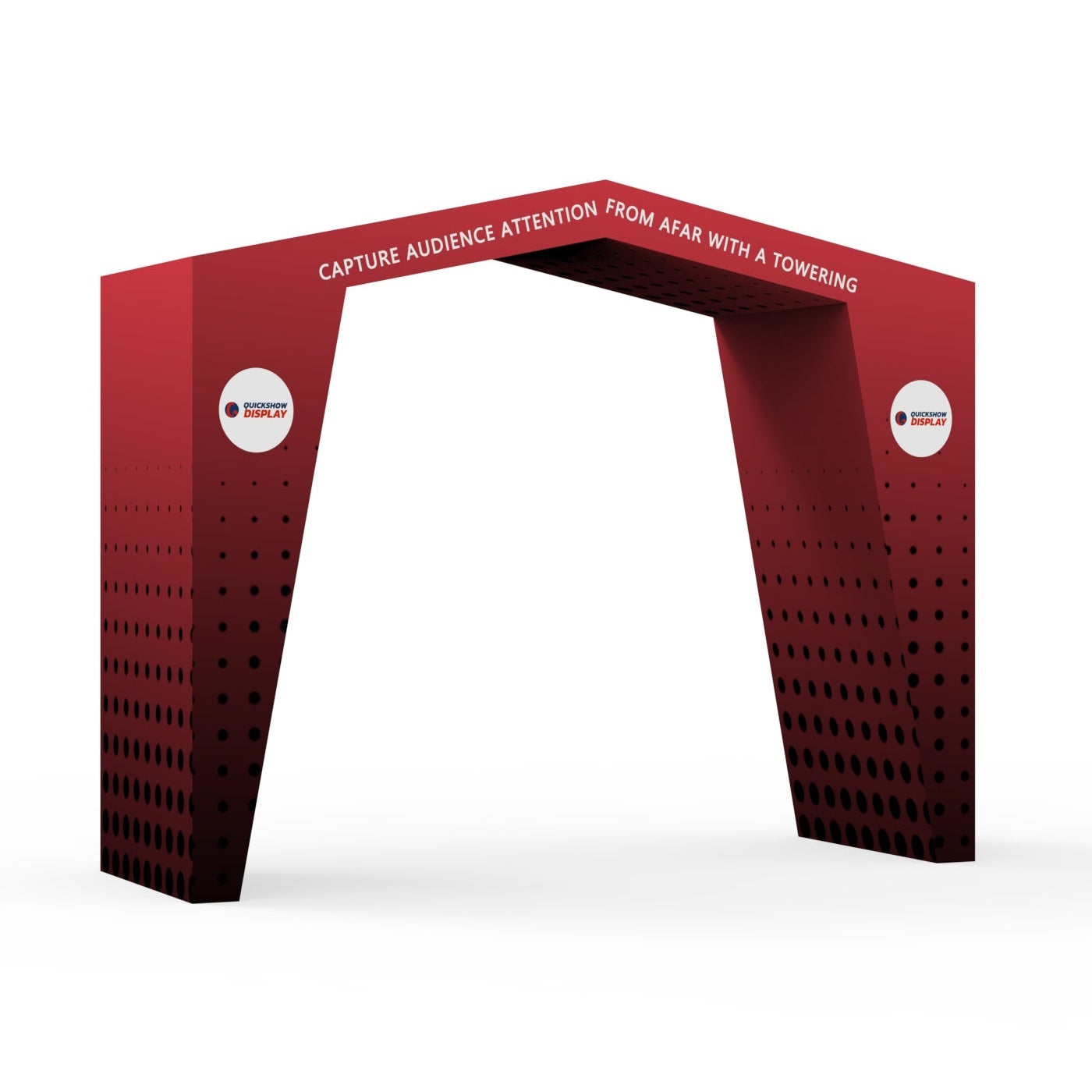 Custom 3D Sports Tunnel Archway for Trade Show Events - QuickShowDisplay