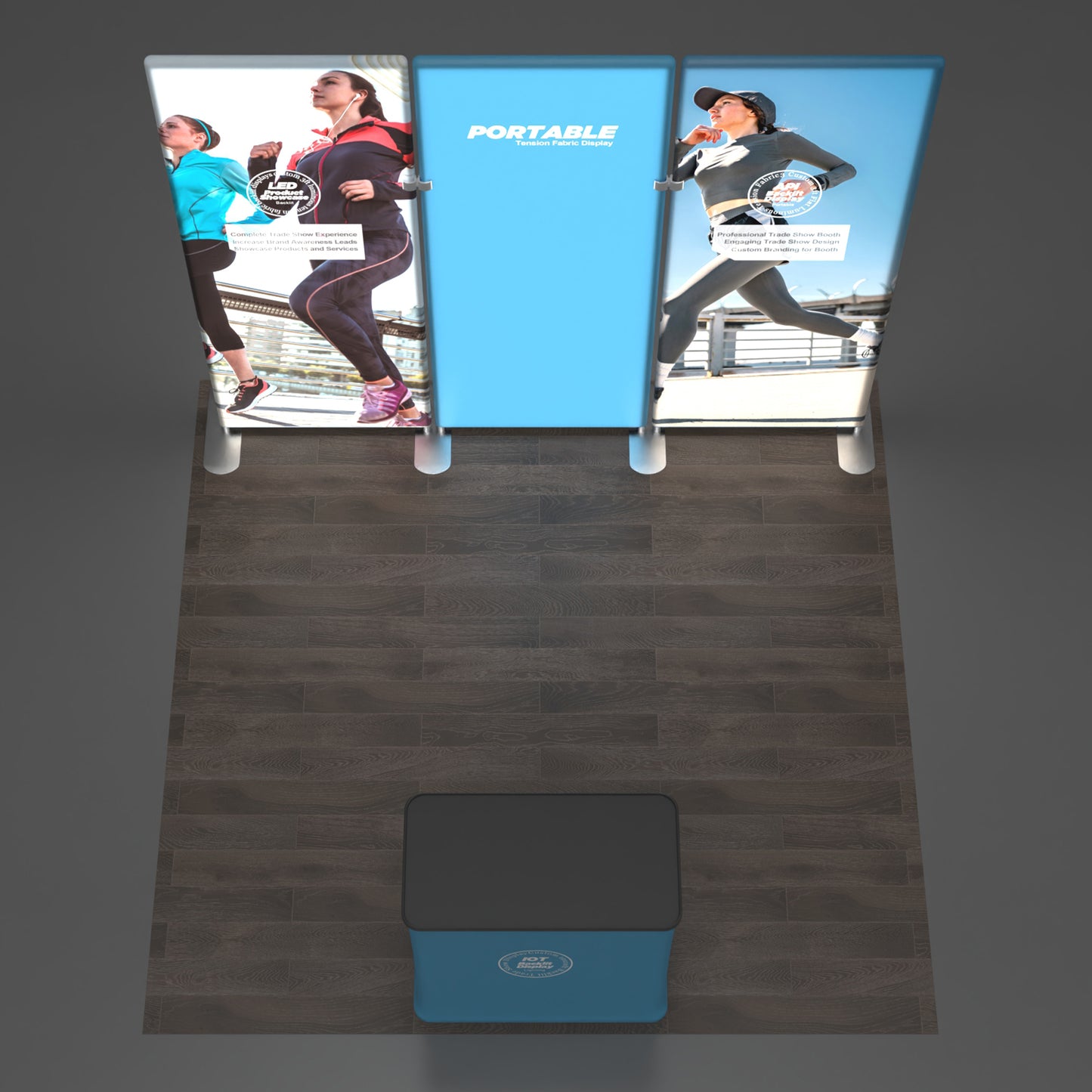 10x10 Backlit Trade Show Booth 08