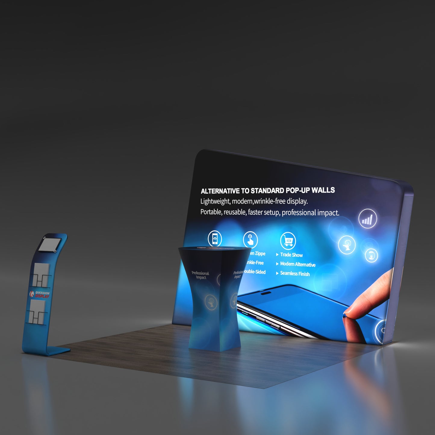 10x10 Backlit Trade Show Booth 07
