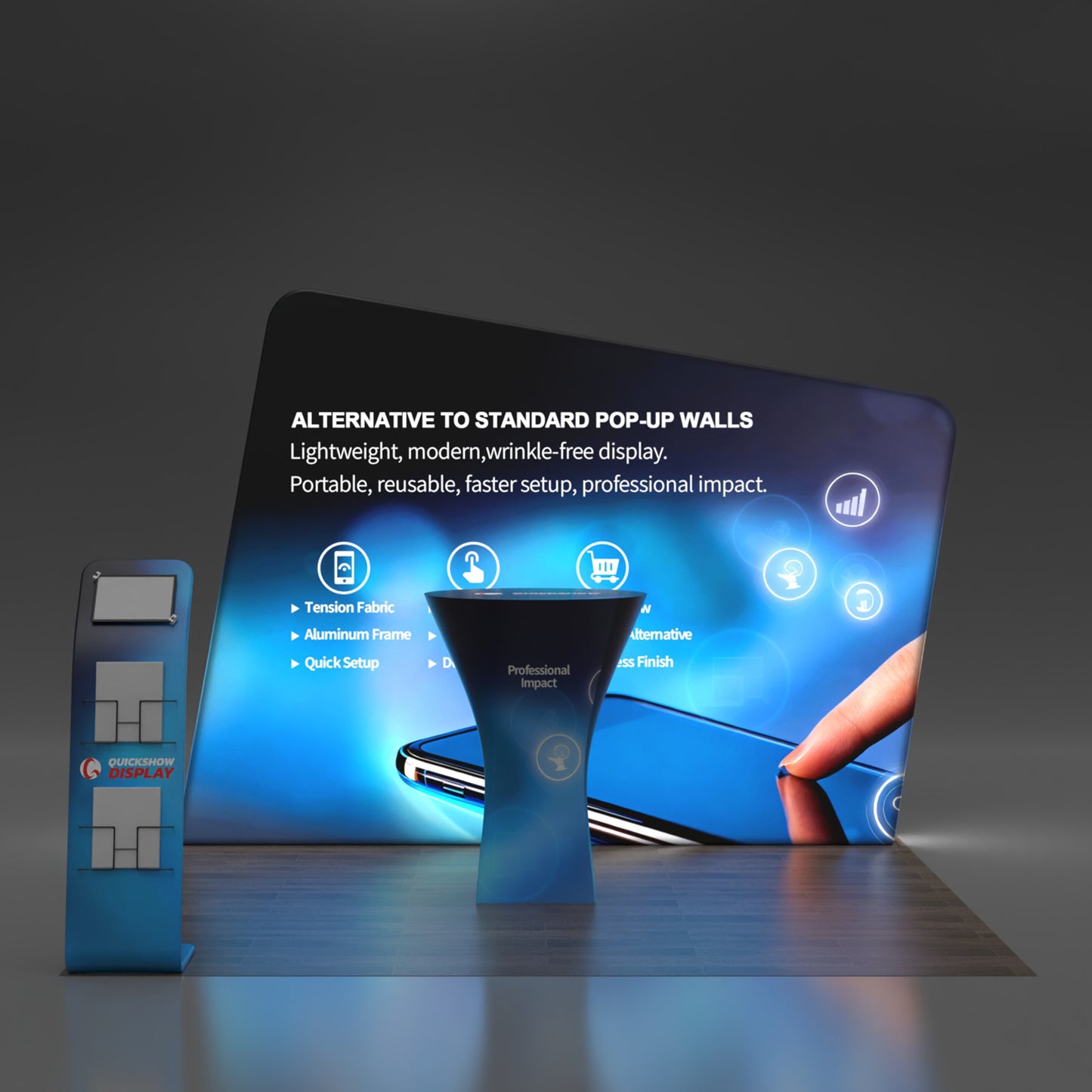 10x10 Backlit Trade Show Booth 07
