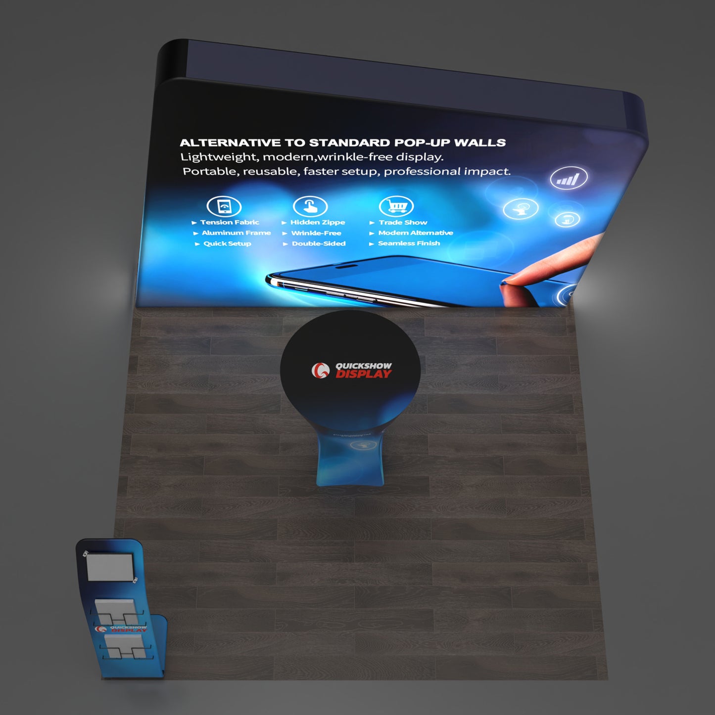 10x10 Backlit Trade Show Booth 07