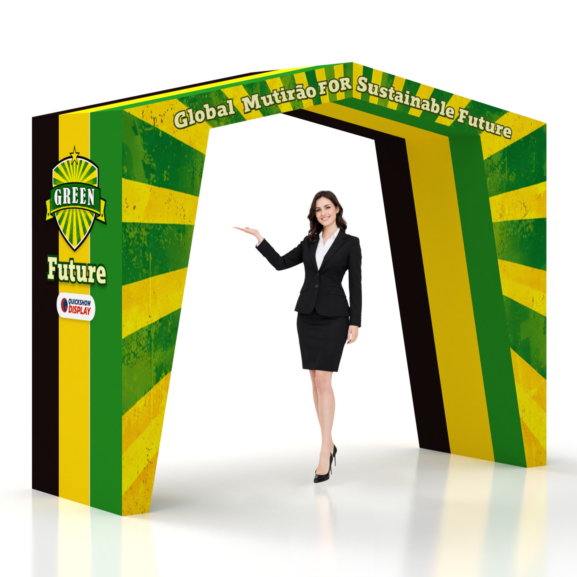 Custom Sports Tunnel Archway Display for Trade Shows & Events - QuickShowDisplay