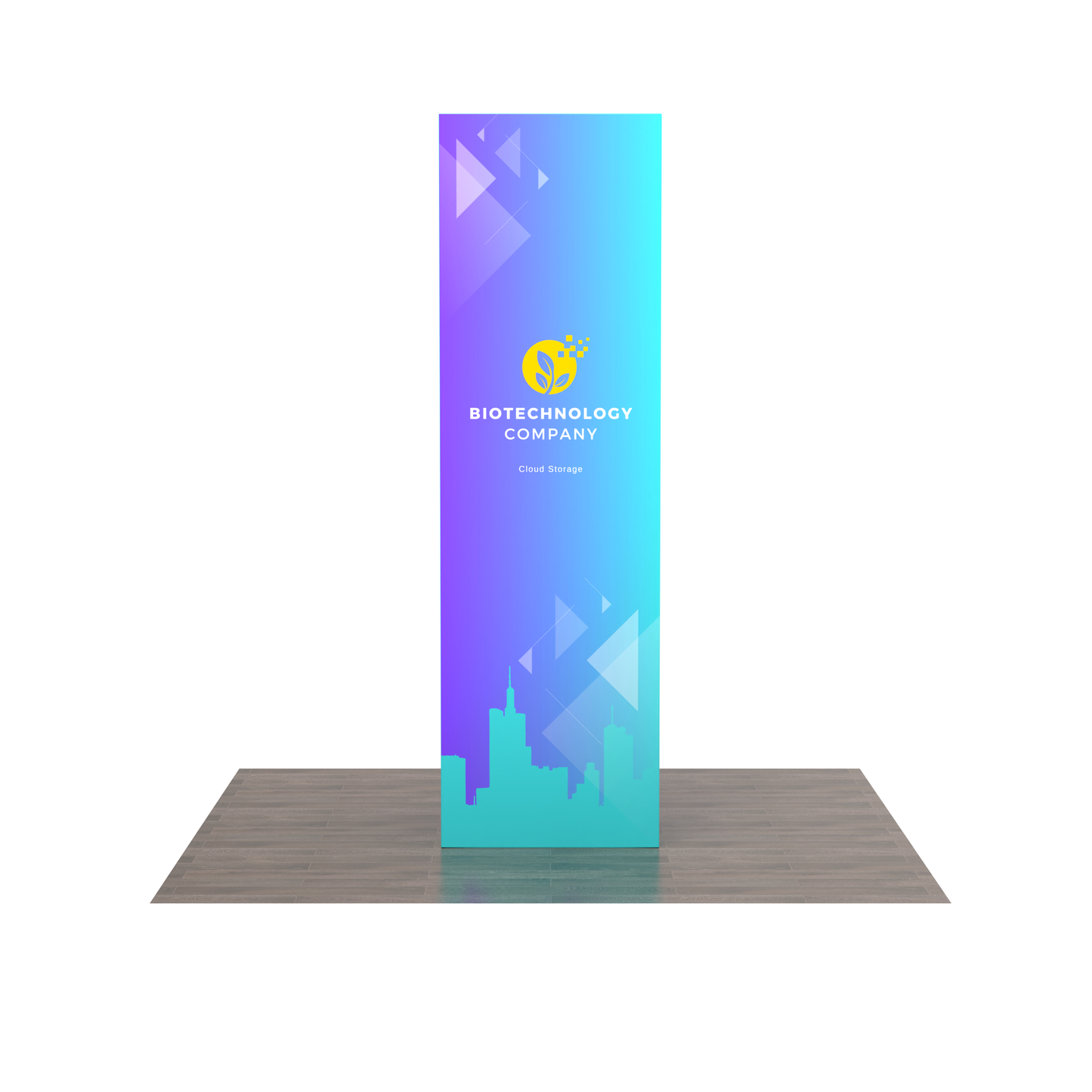 Custom 3'x10' Backlit Square Tower Display