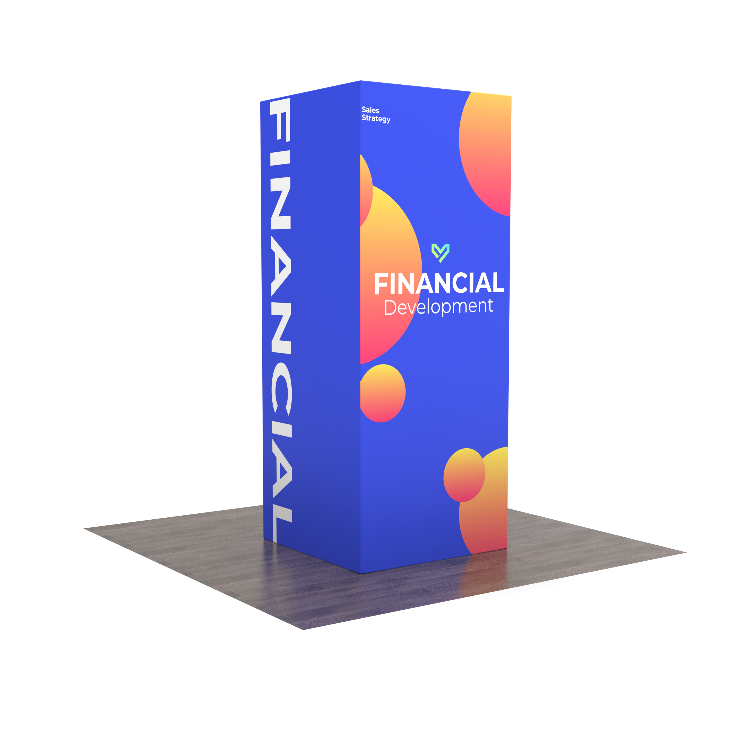 Custom 5'x10' Backlit Square Tower Display - QuickShowDisplay