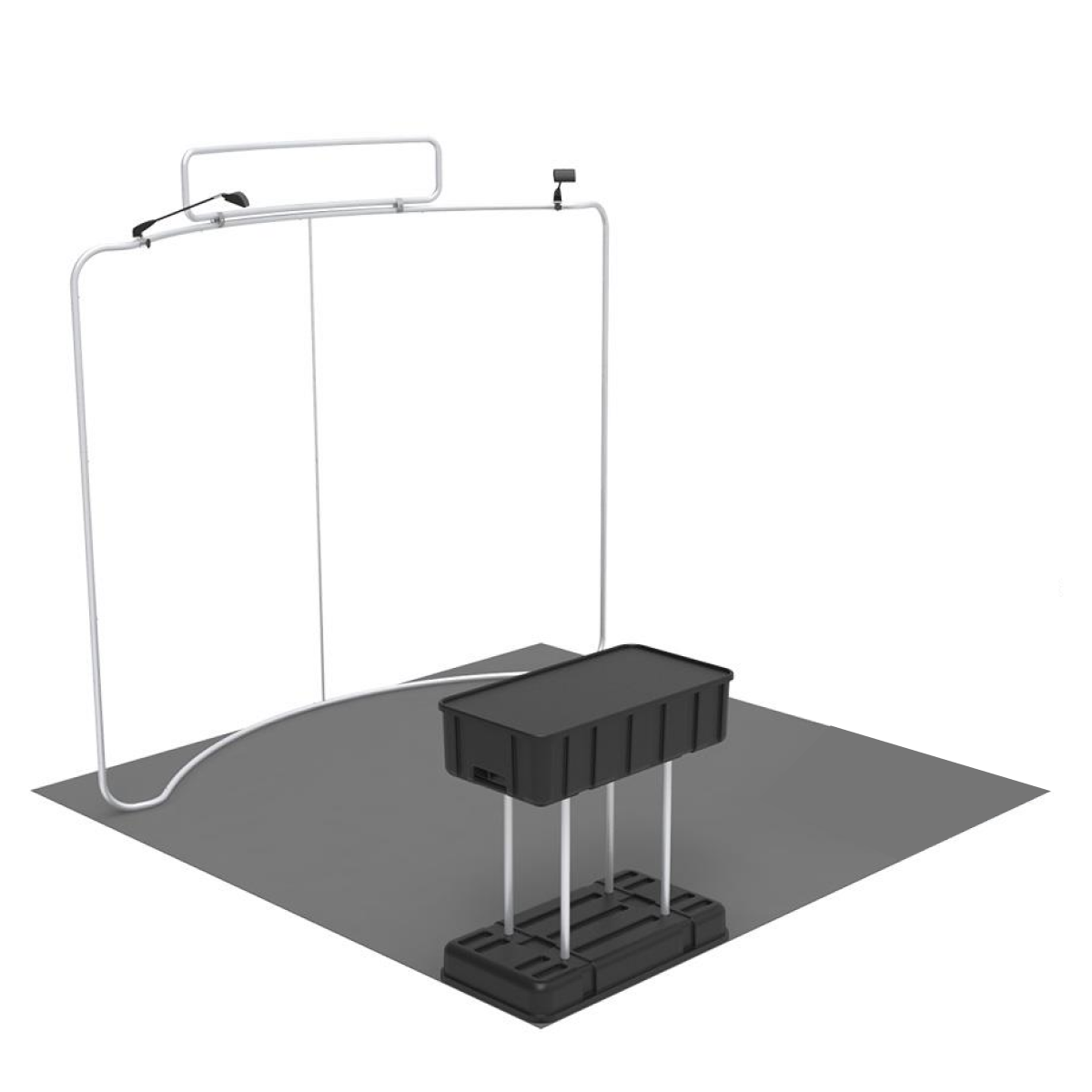 10x10 TenseFlex Curved Trade Show Booth - Header