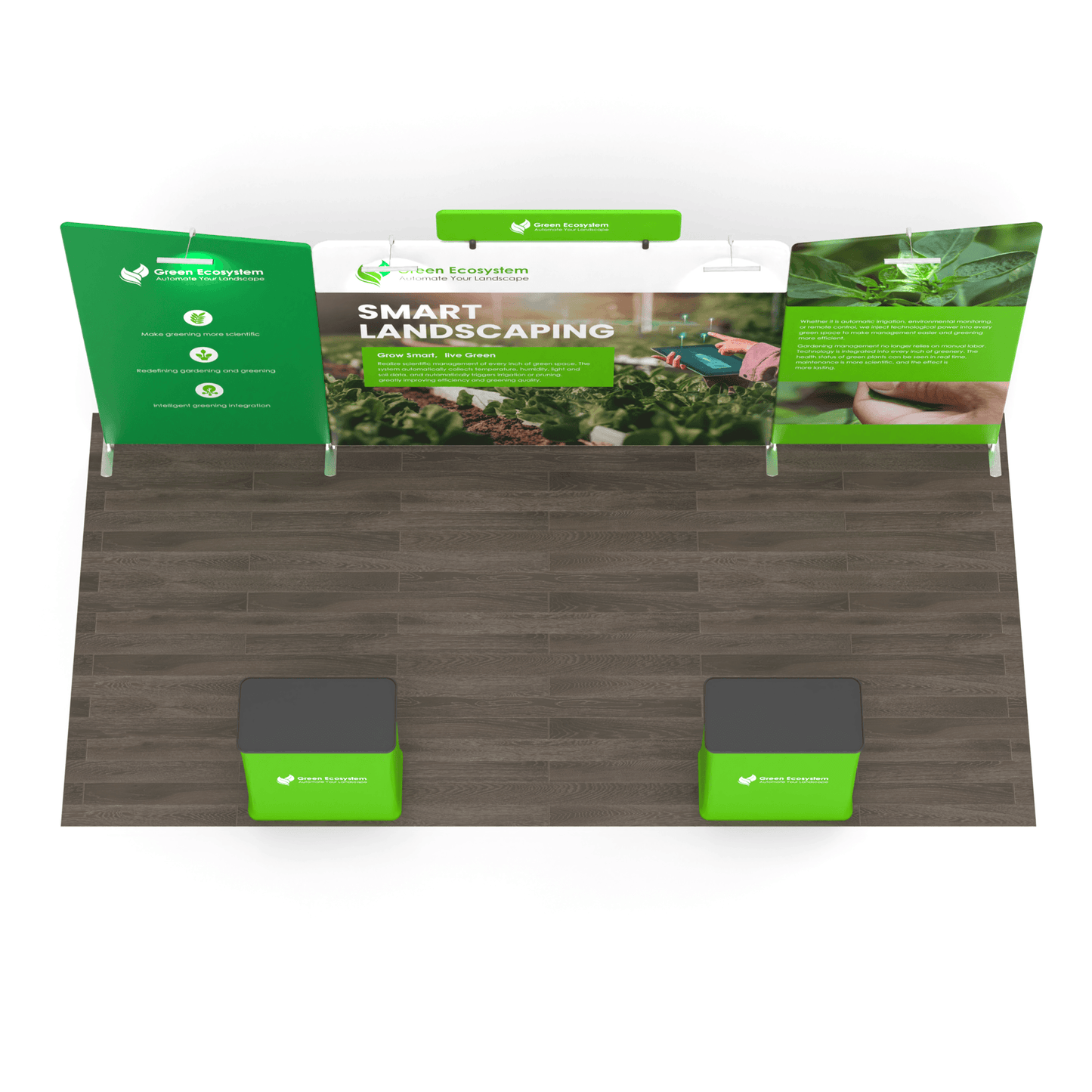 Modular 10x20 TenseFlex Trade Show Booth A