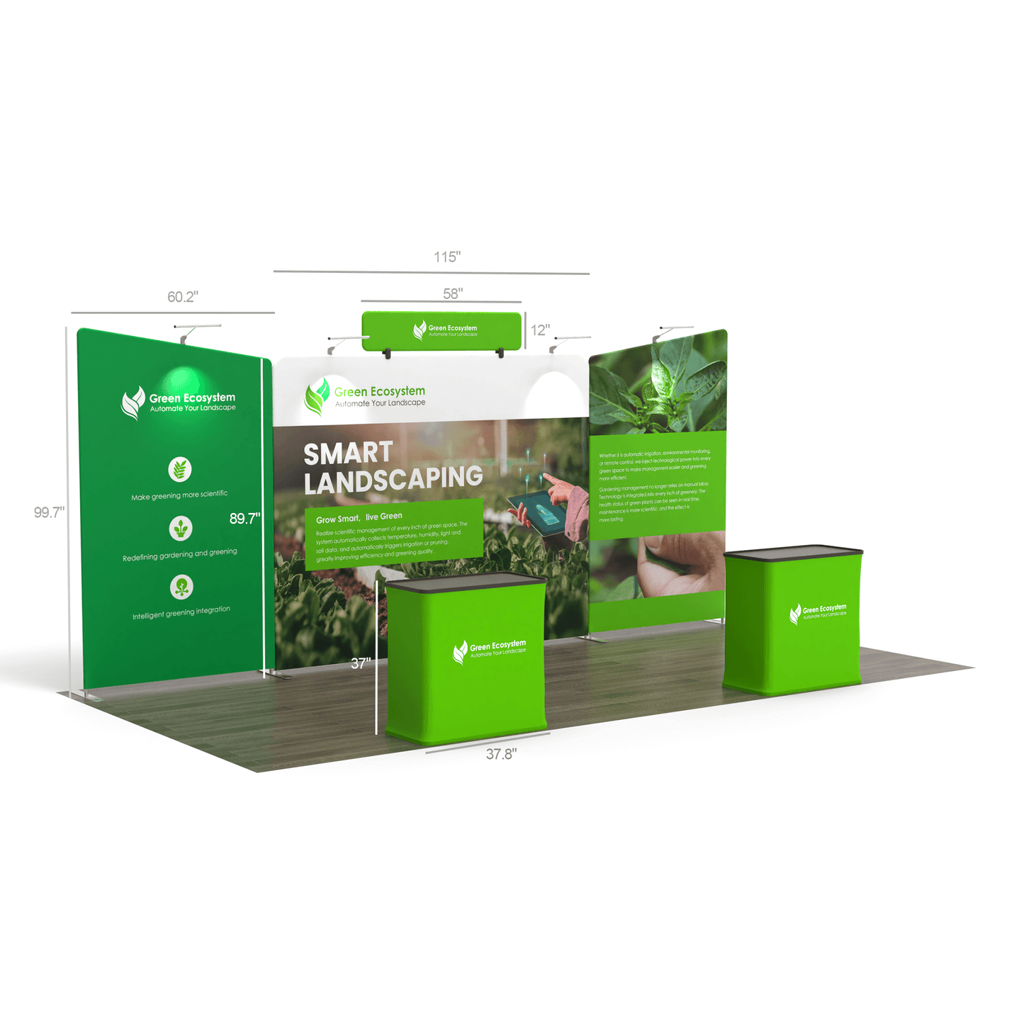 Modular 10x20 TenseFlex Trade Show Booth A