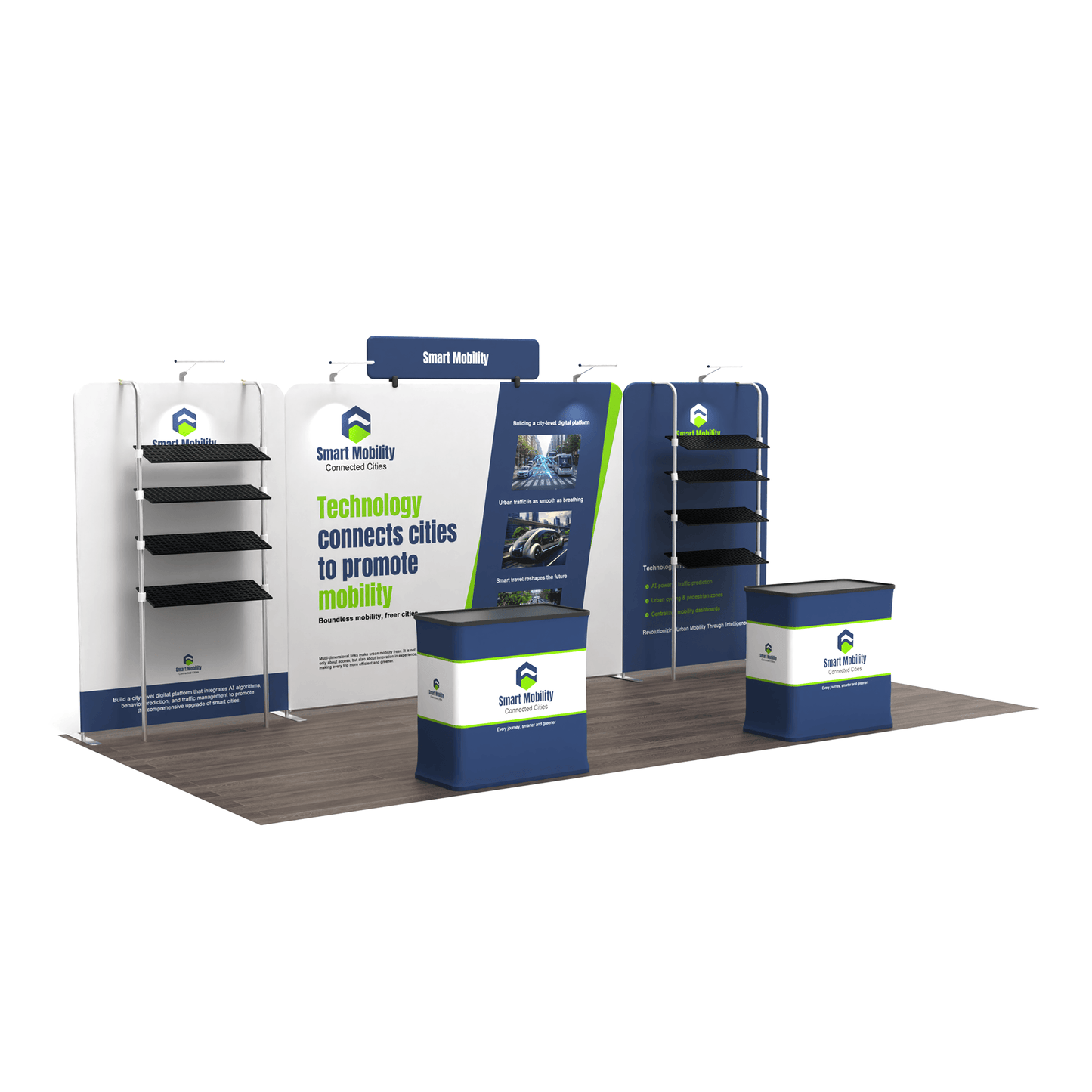 Modular 10x20 TenseFlex Trade Show Booth B