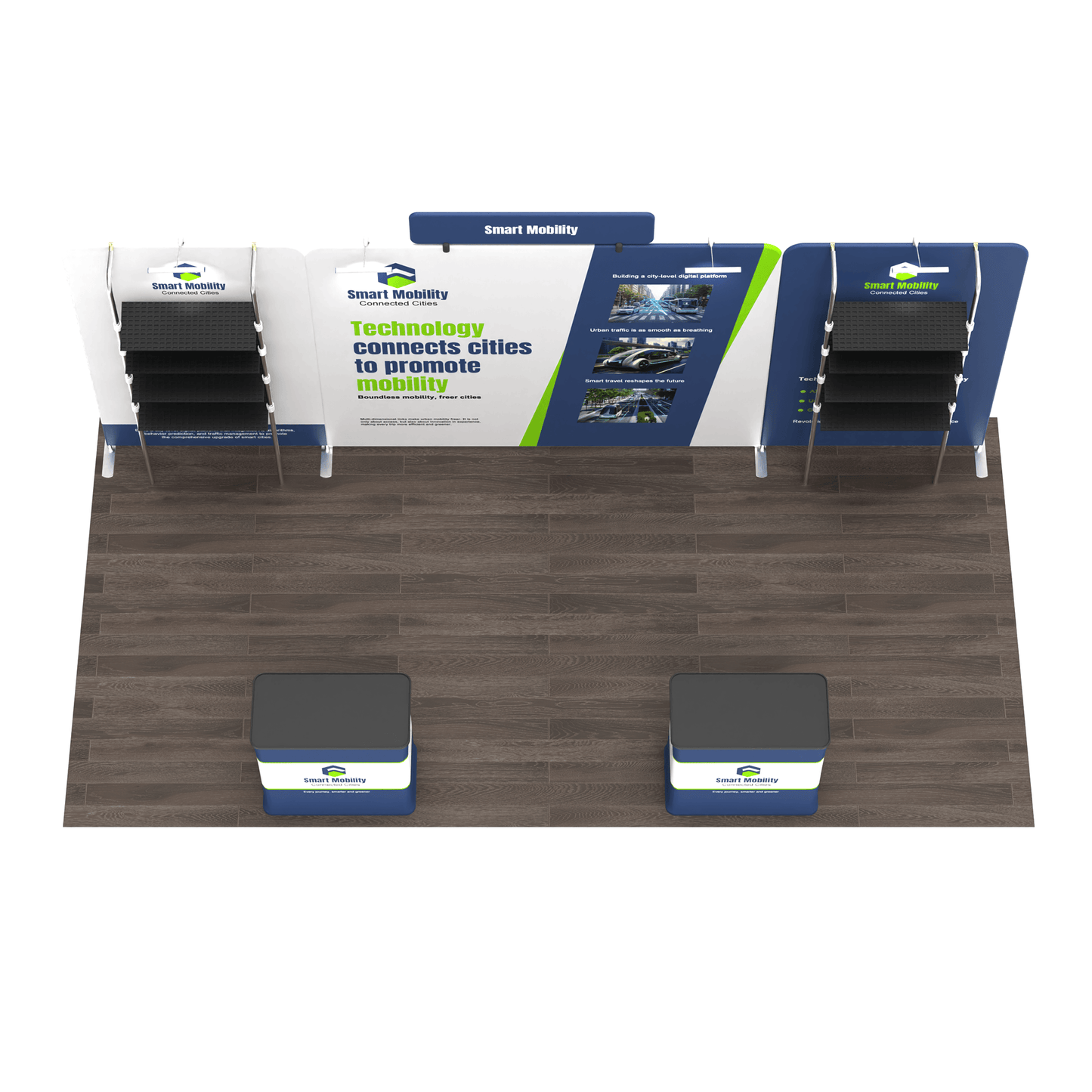 Modular 10x20 TenseFlex Trade Show Booth B