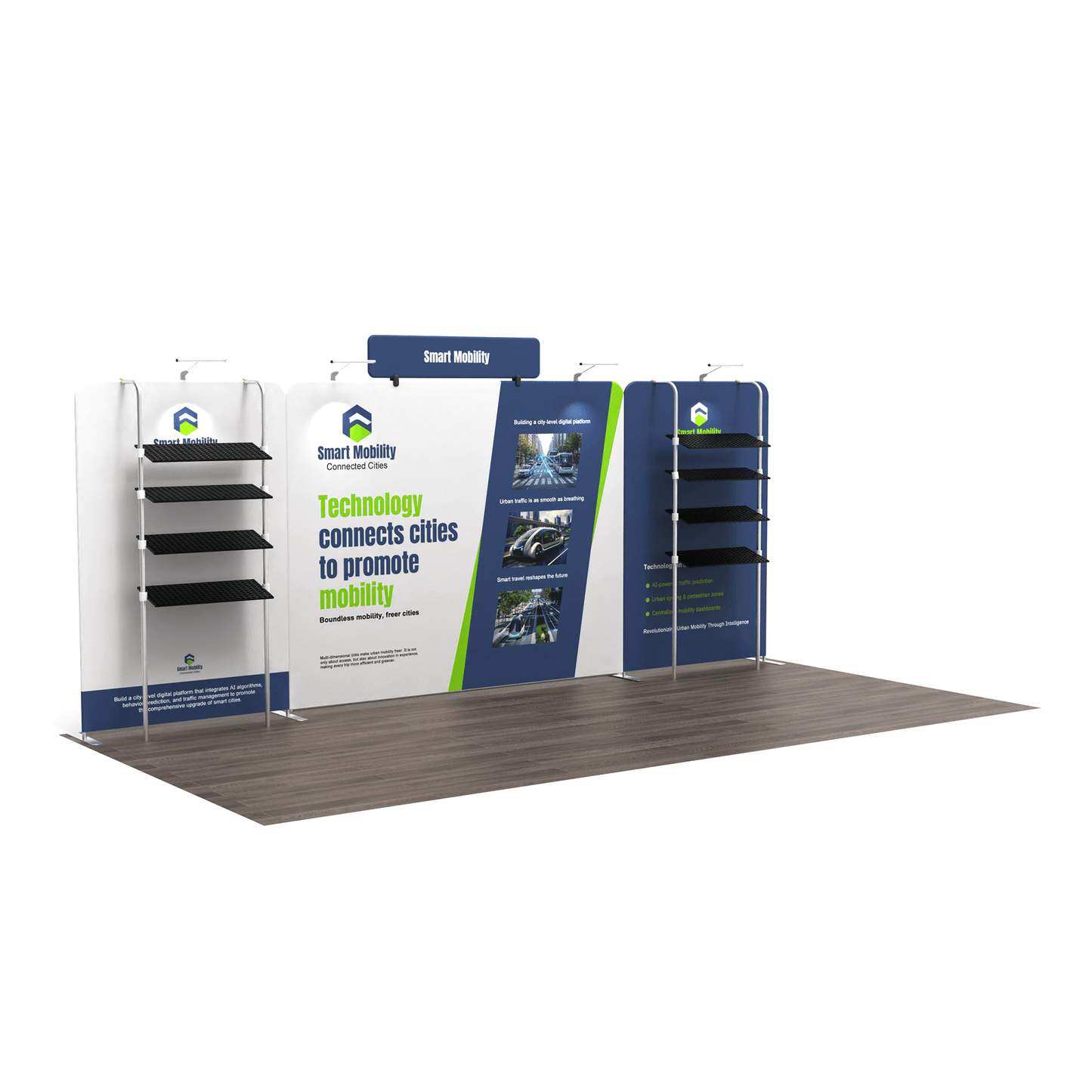 Modular 10x20 TenseFlex Trade Show Booth B