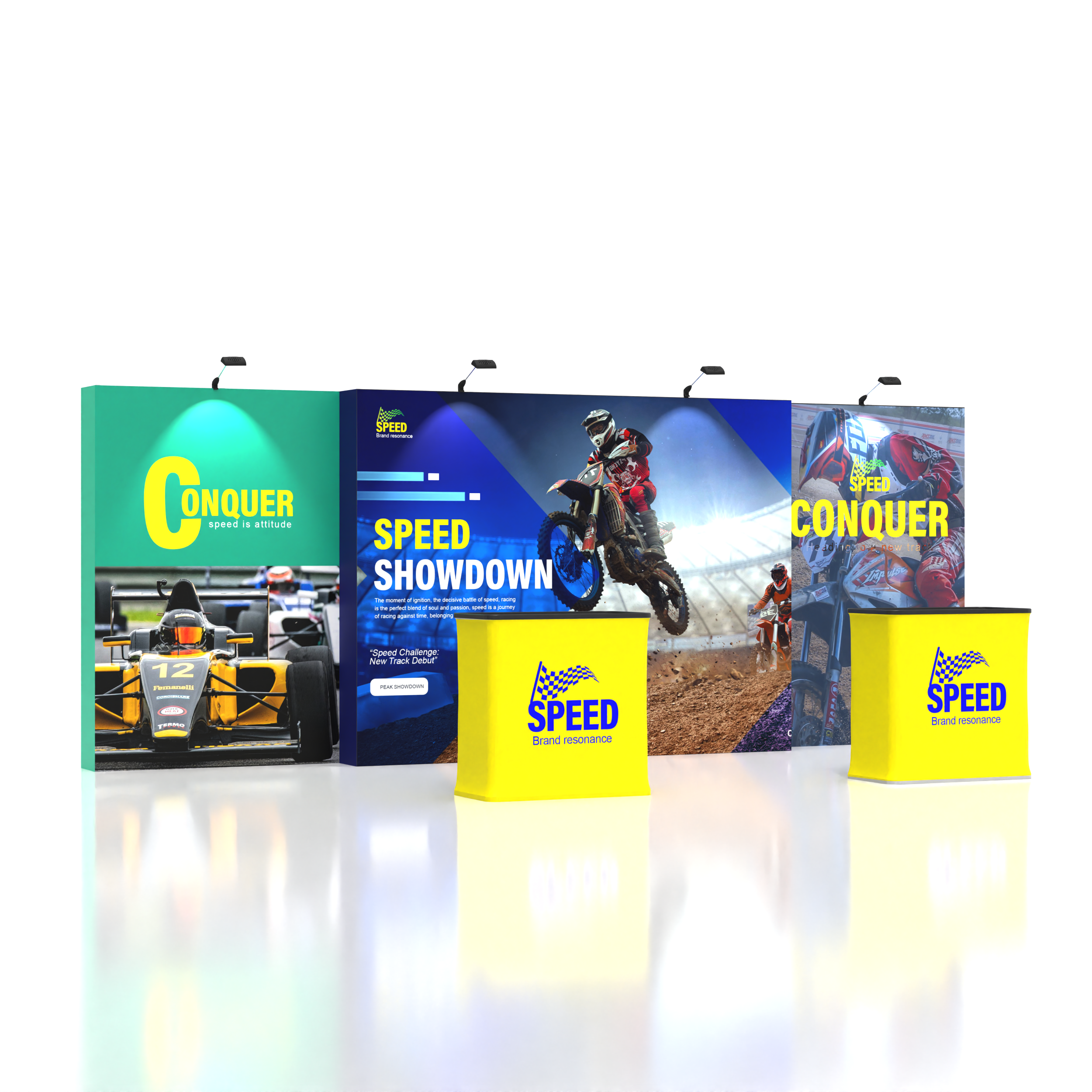 Modular 10x20 TensePop Trade Show Booth A