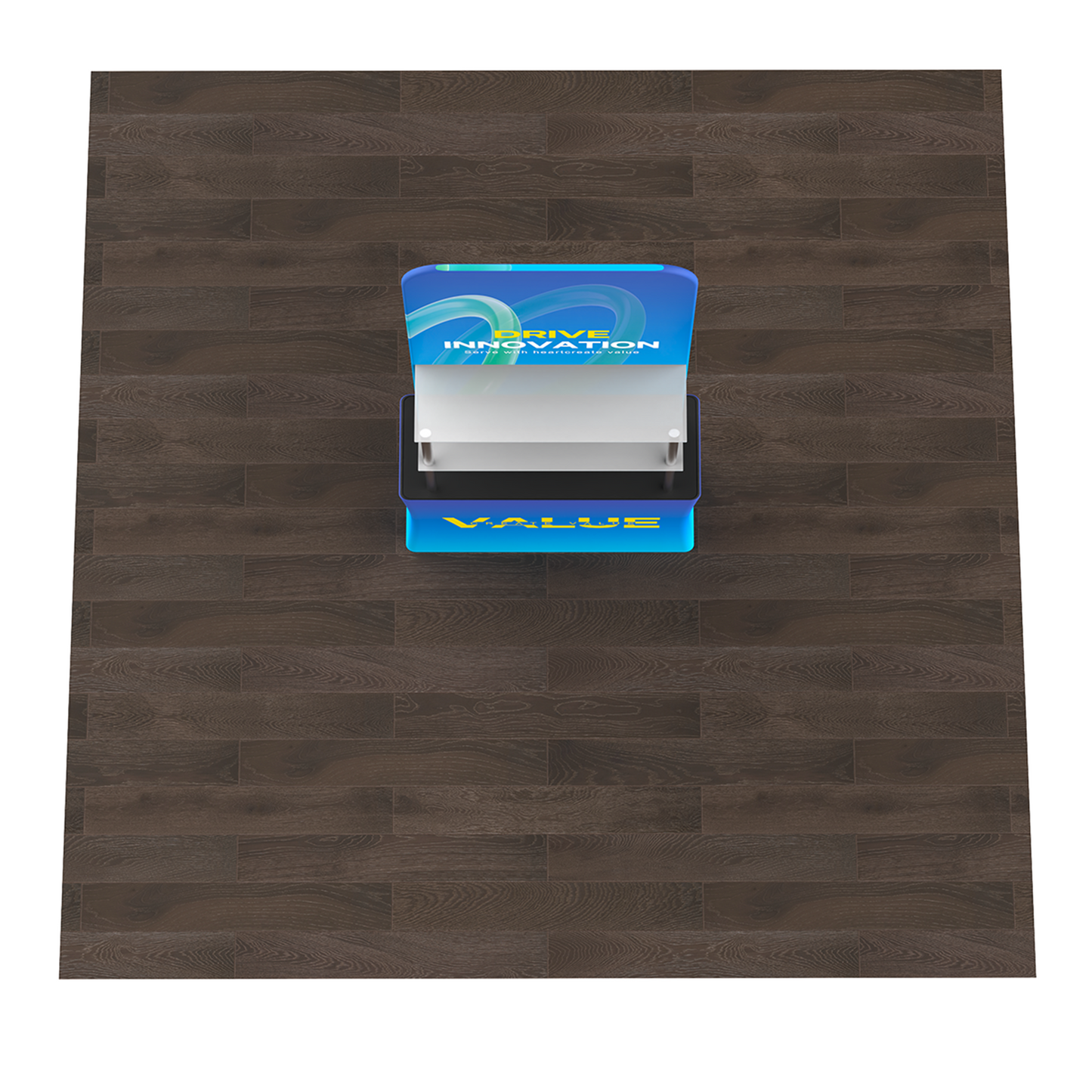 Portable Backwall Banner Stand with Header