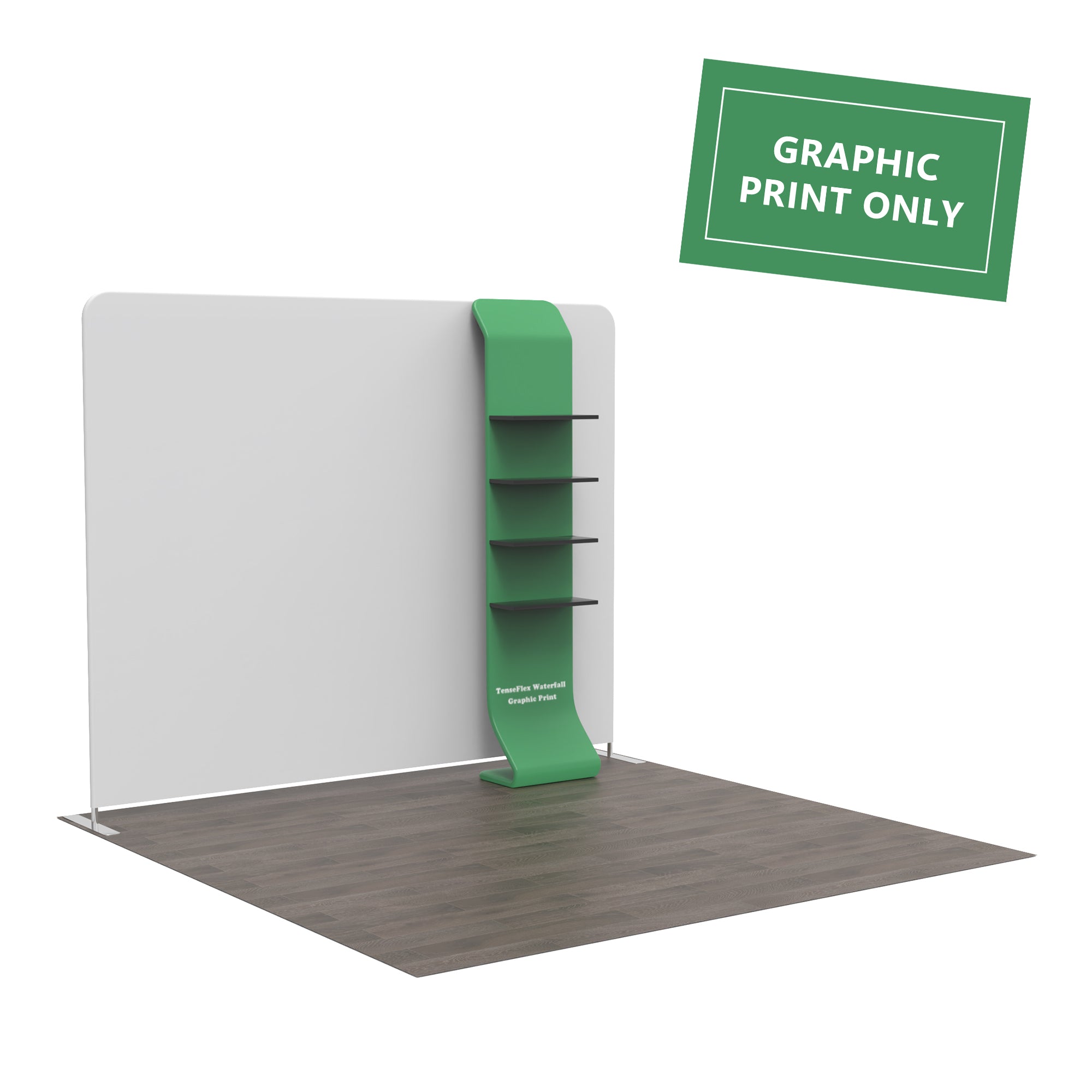 TenseFlex Shelving Add on Graphic Print - QuickShowDisplay