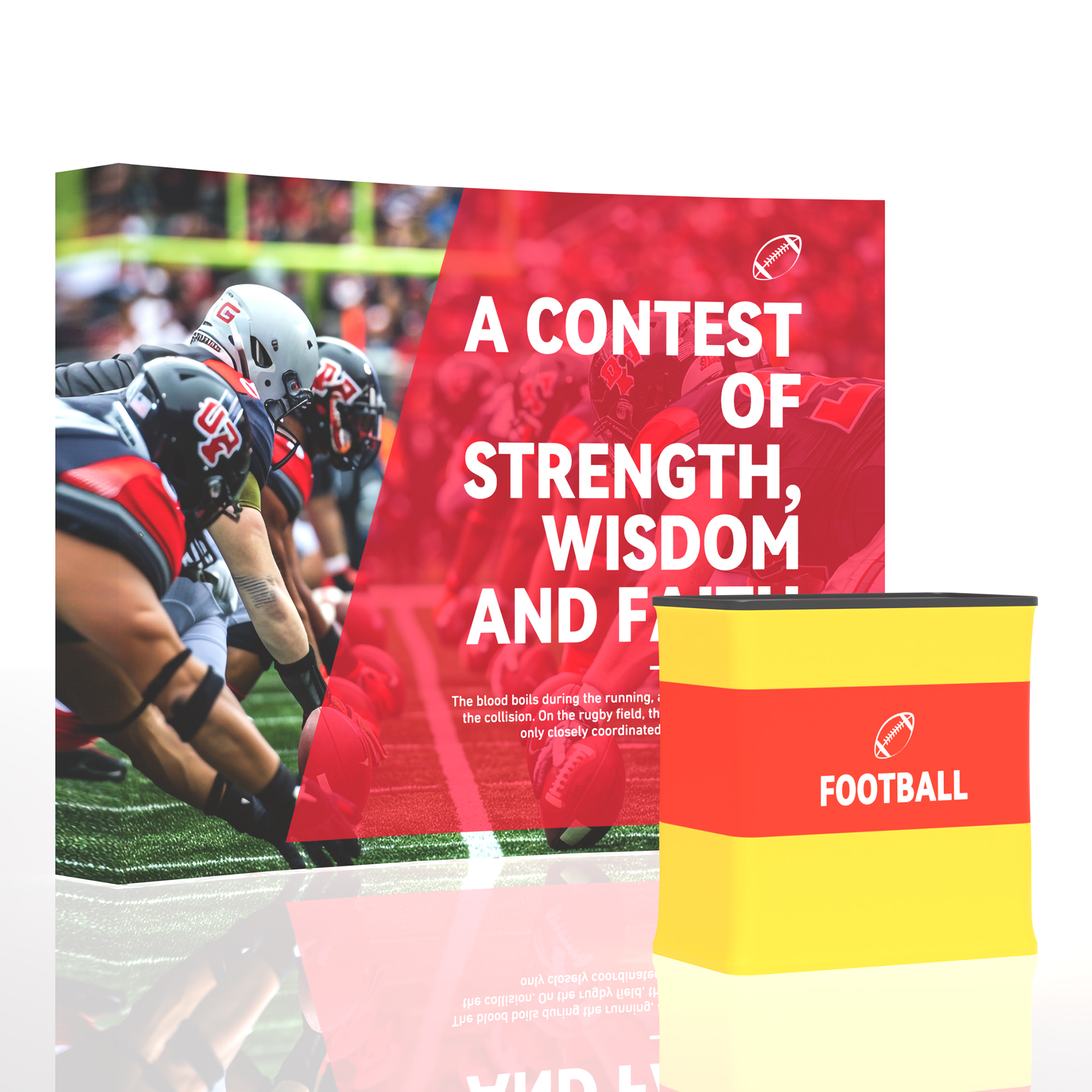 10x10 TensePop Trade Show Booth - Curved