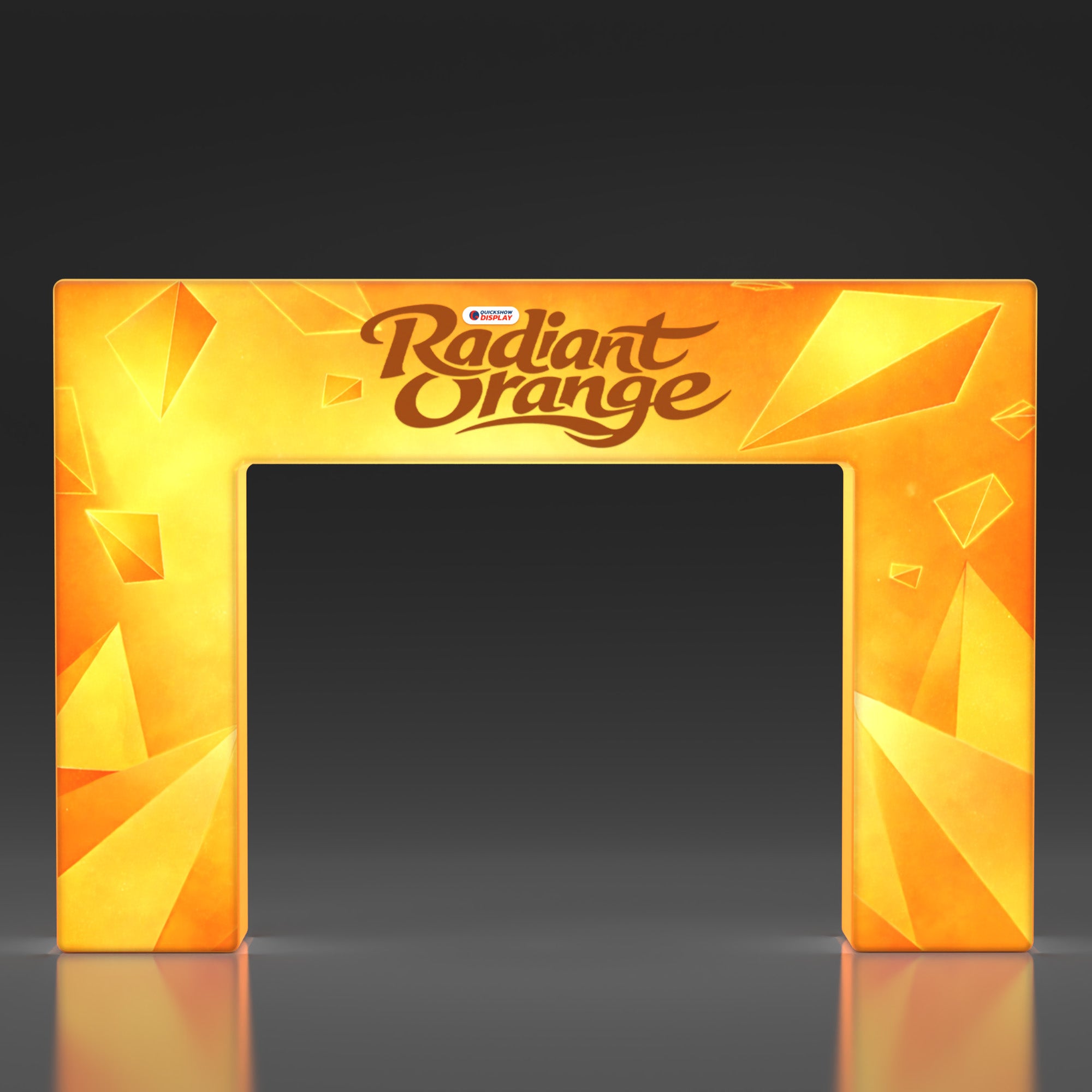 Custom Backlit Rectangle Welcome Event Entrance Display - QuickShowDisplay