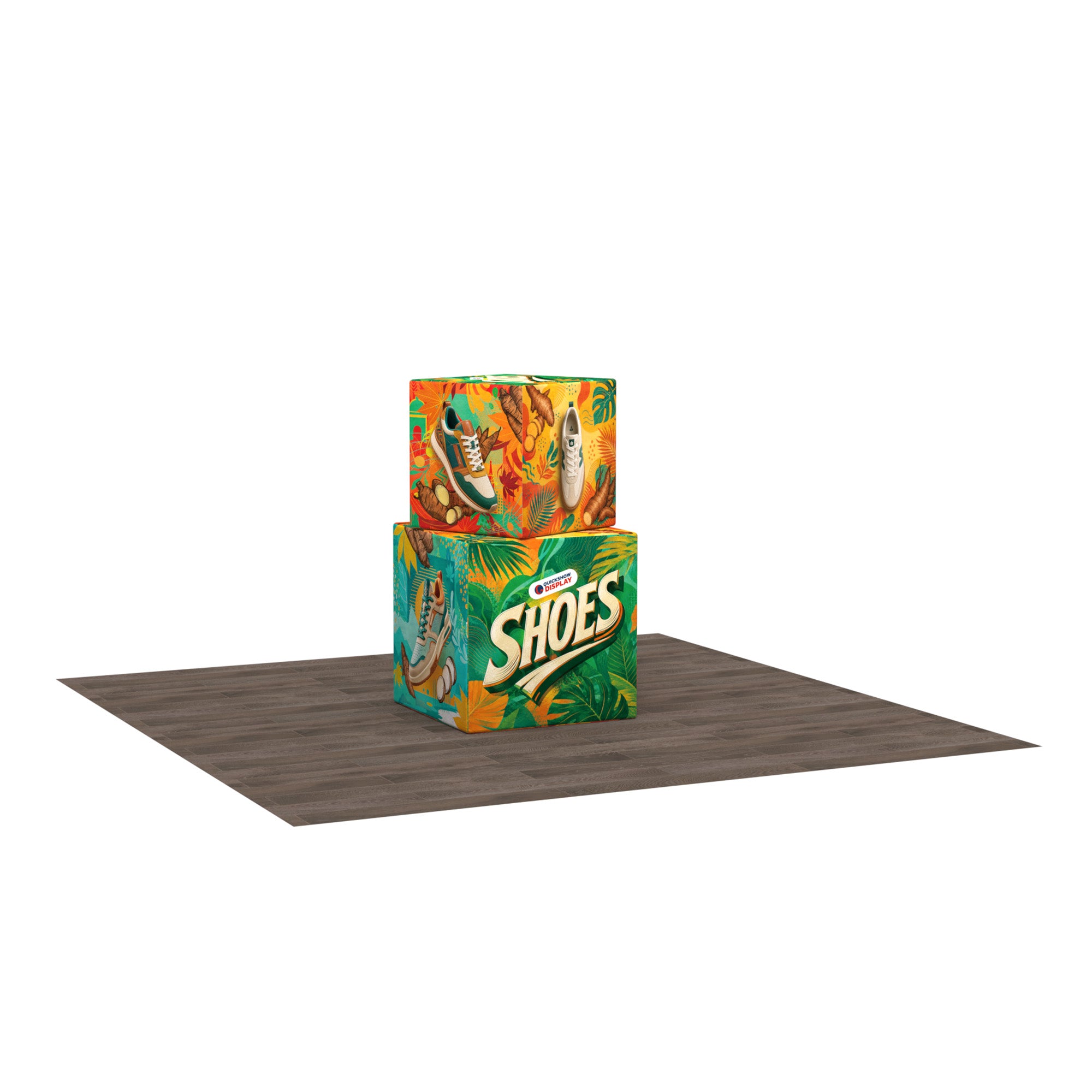 Fabric Display Cubes Kit A - QuickShowDisplay