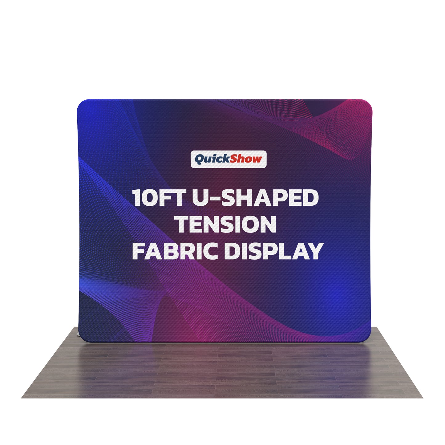 10ft U-Shaped Tension Fabric Display