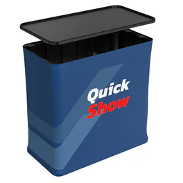 10ft TenseFlex™ Booth Kit B - QuickShowDisplay