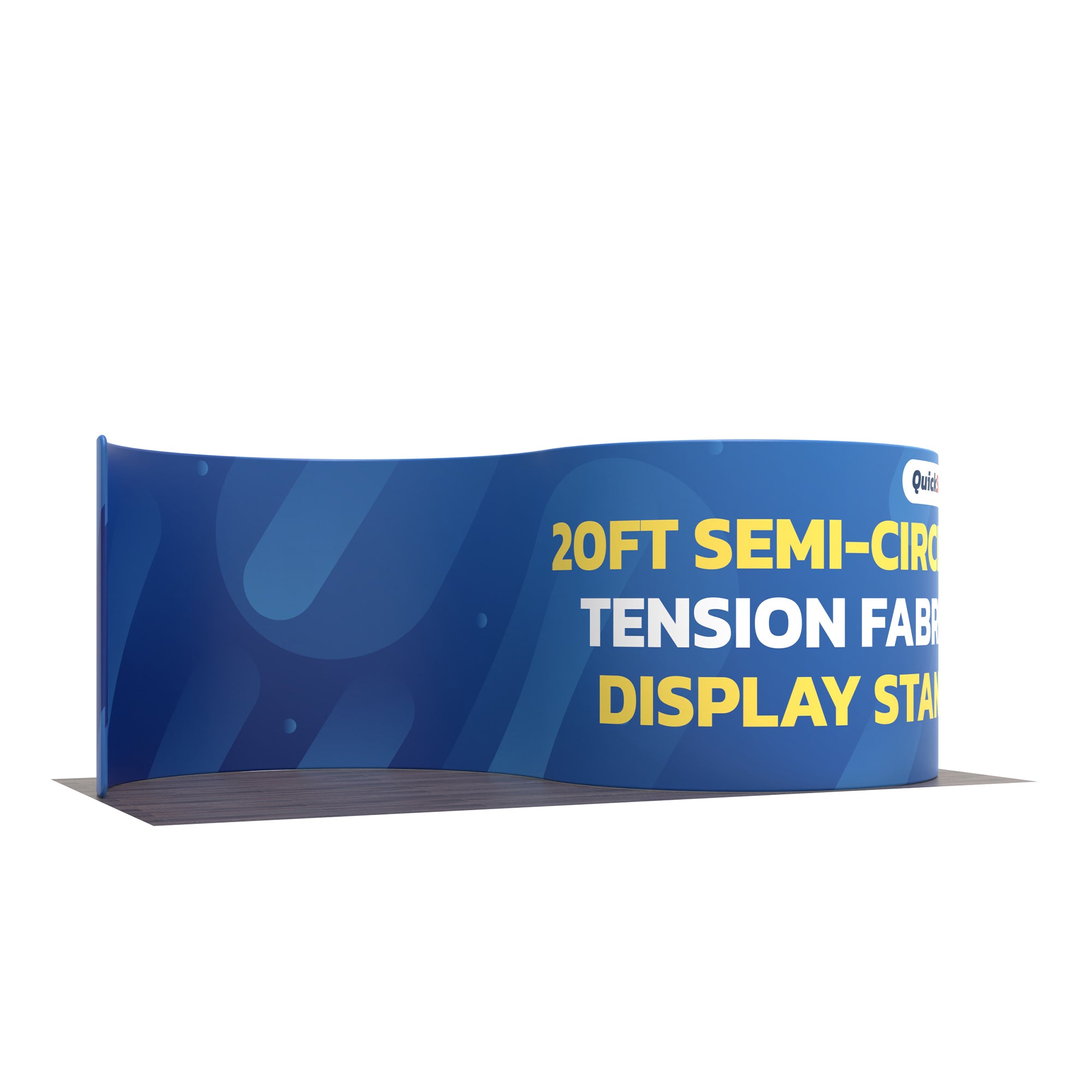 20ft Semi-Circle Tension Fabric Display Stand S - QuickShowDisplay