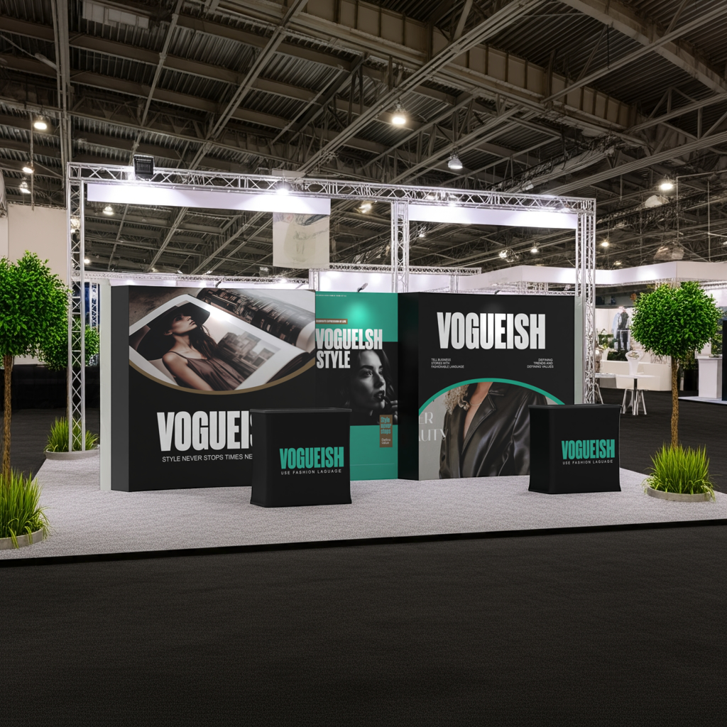 Modular 10x20 TensePop Trade Show Booth B