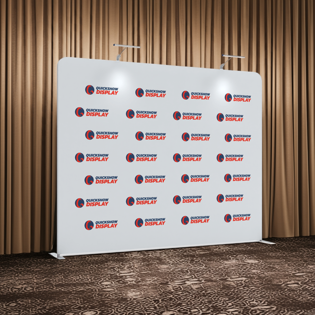 10ft Flat Tension Fabric Display