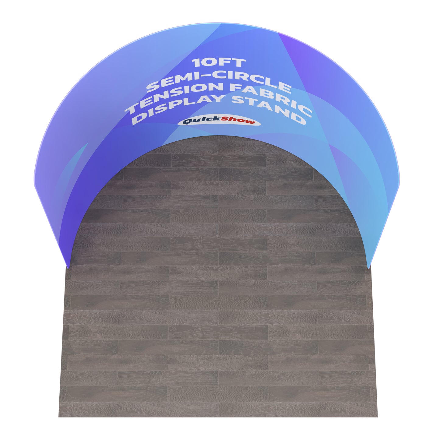 10ft Semi-Circle Tension Fabric Display Stand C