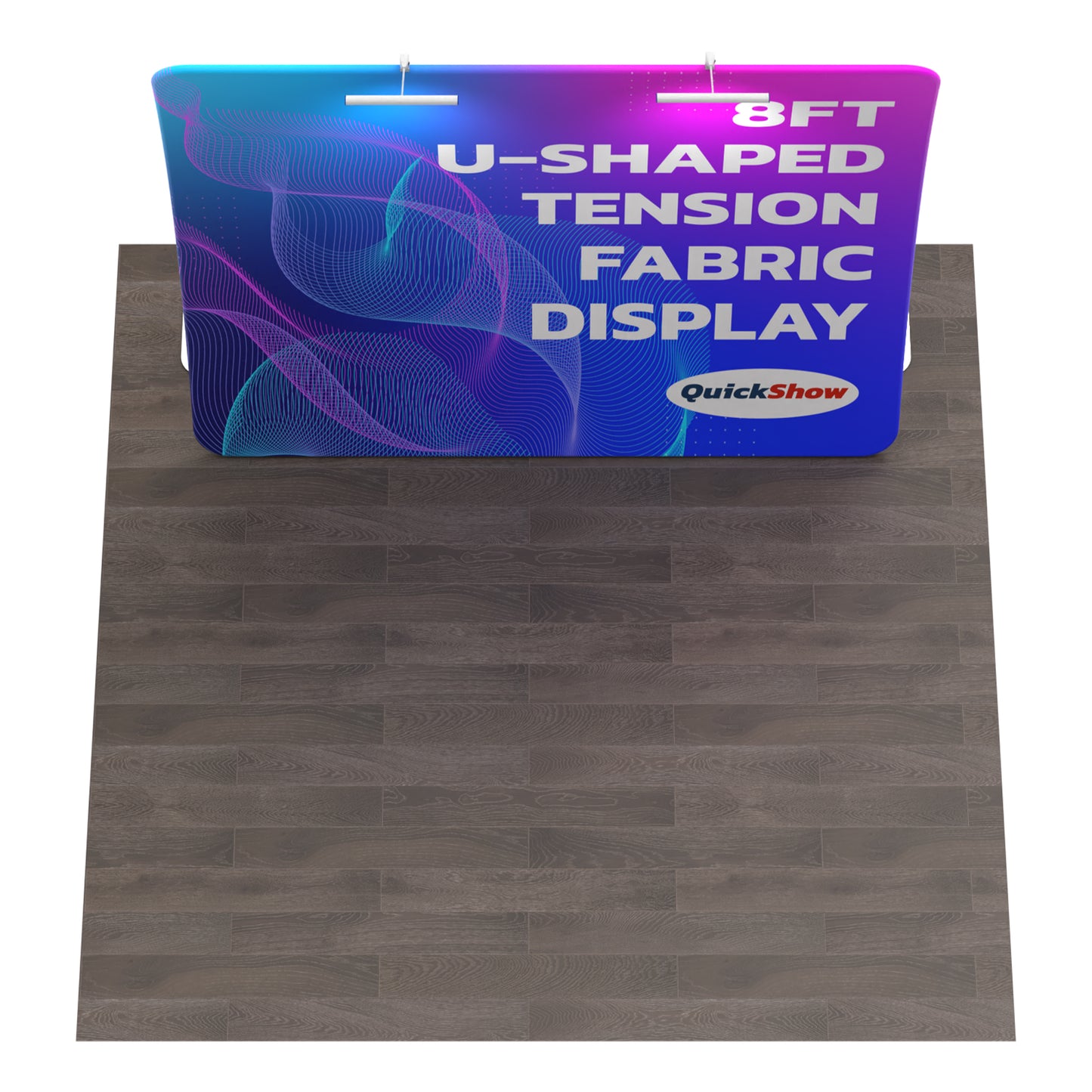 8ft U-Shaped Tension Fabric Display