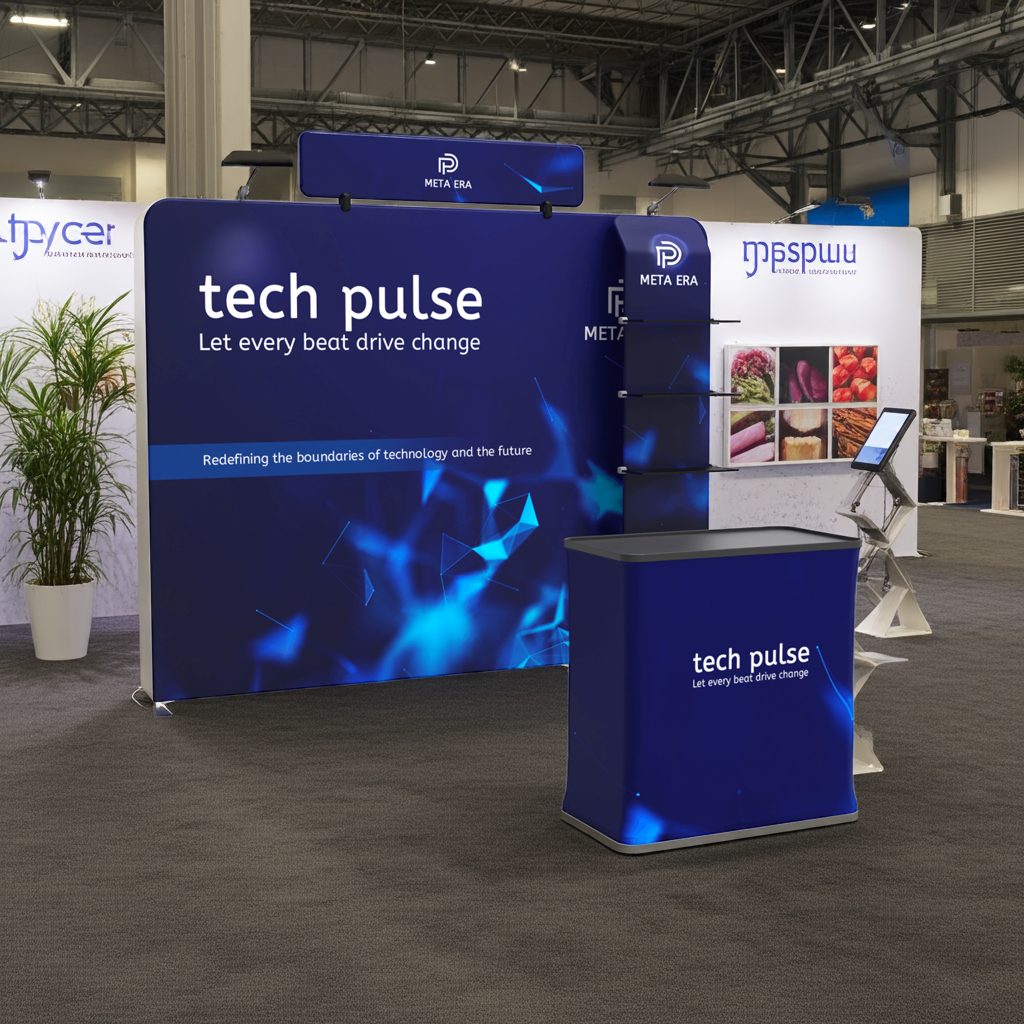 10x10 TenseFlex Flat Trade Show Booth - Max