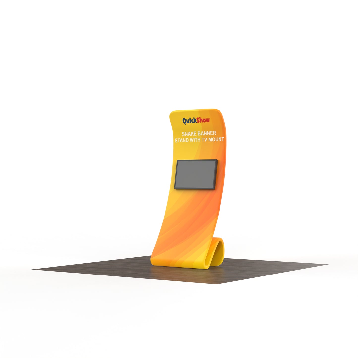 Snake Banner Stand with TV Mount