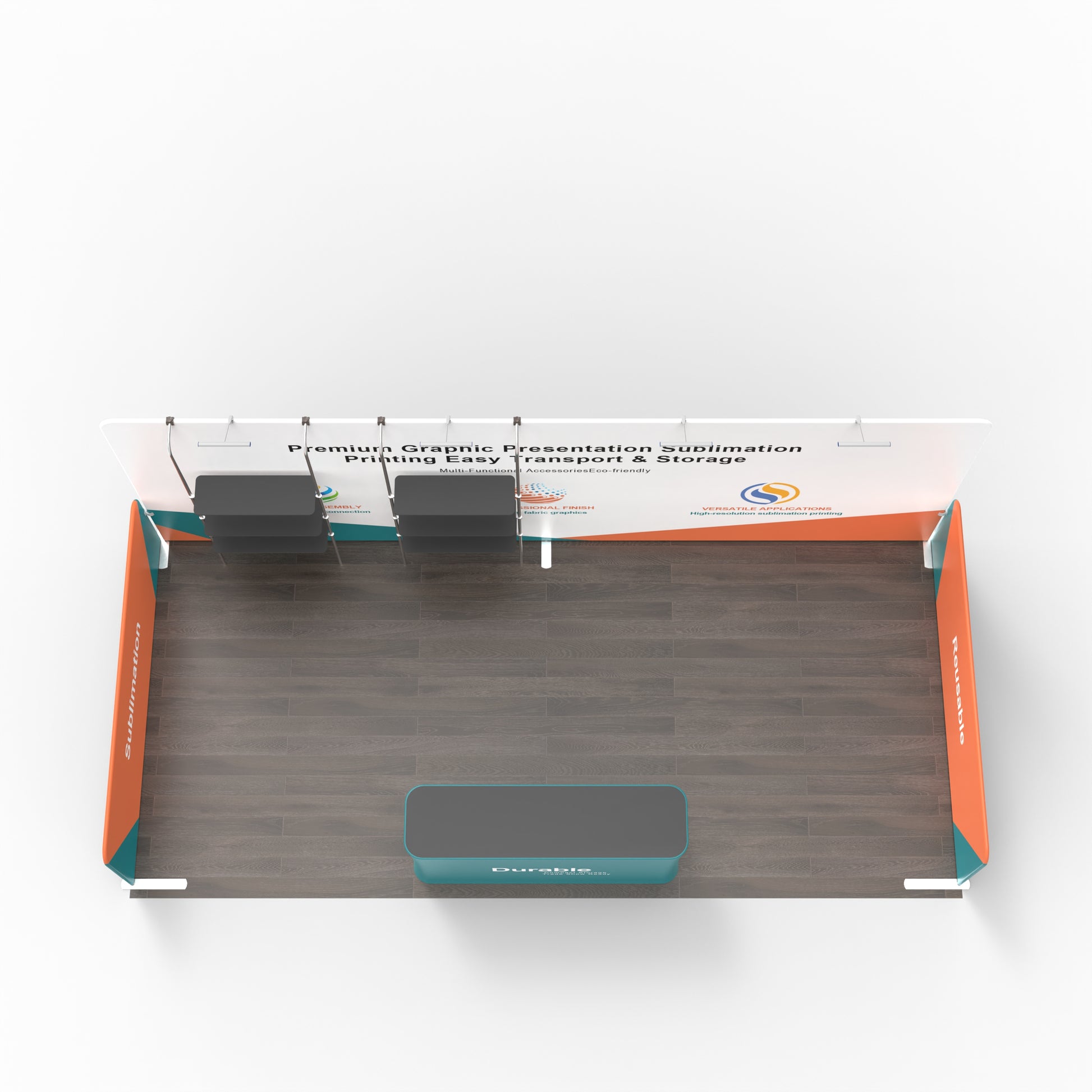 10x20 Trade Show Booth 02 - QuickShowDisplay