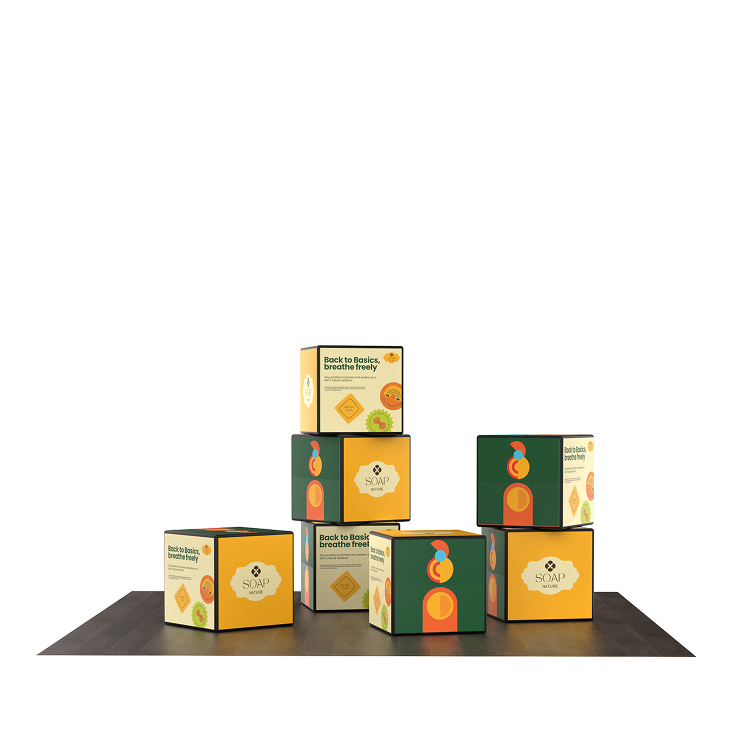 Backlit Stackable Cube Displays - 7