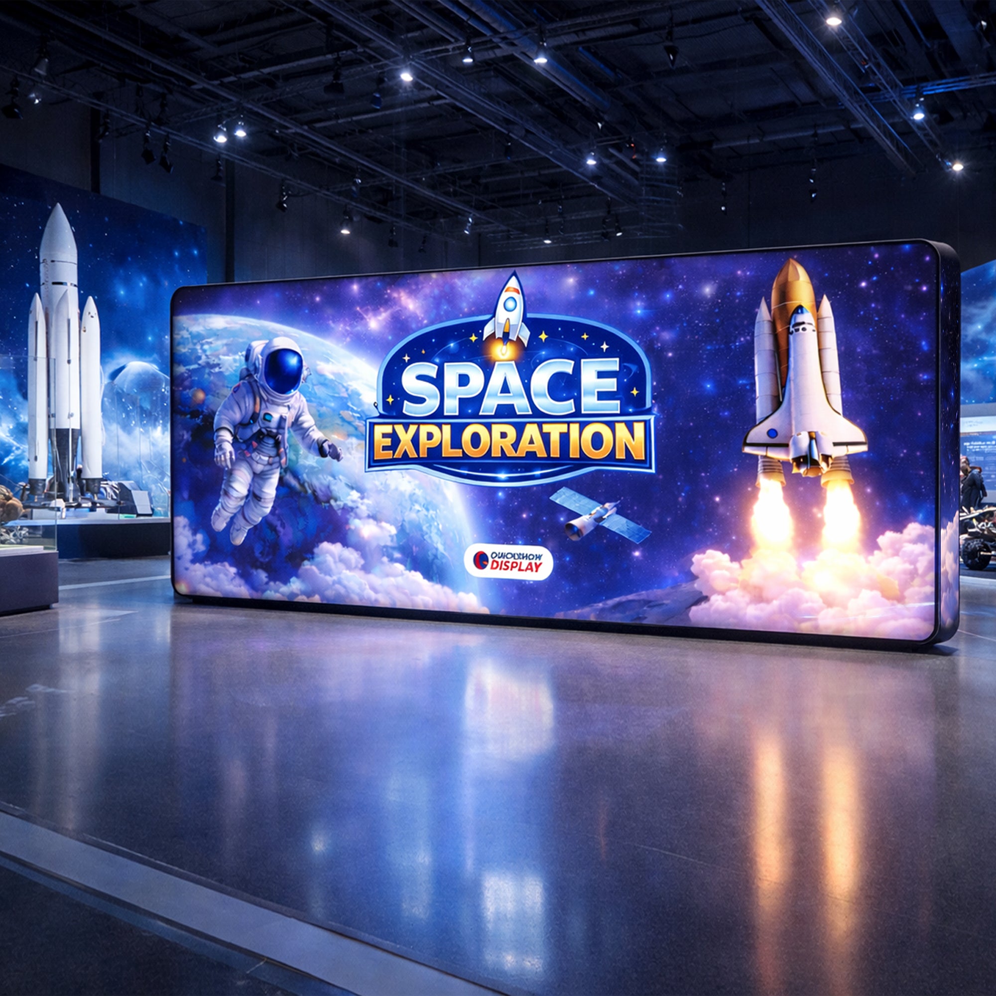 20ft TenseLight™ Backlit Backdrop - QuickShowDisplay