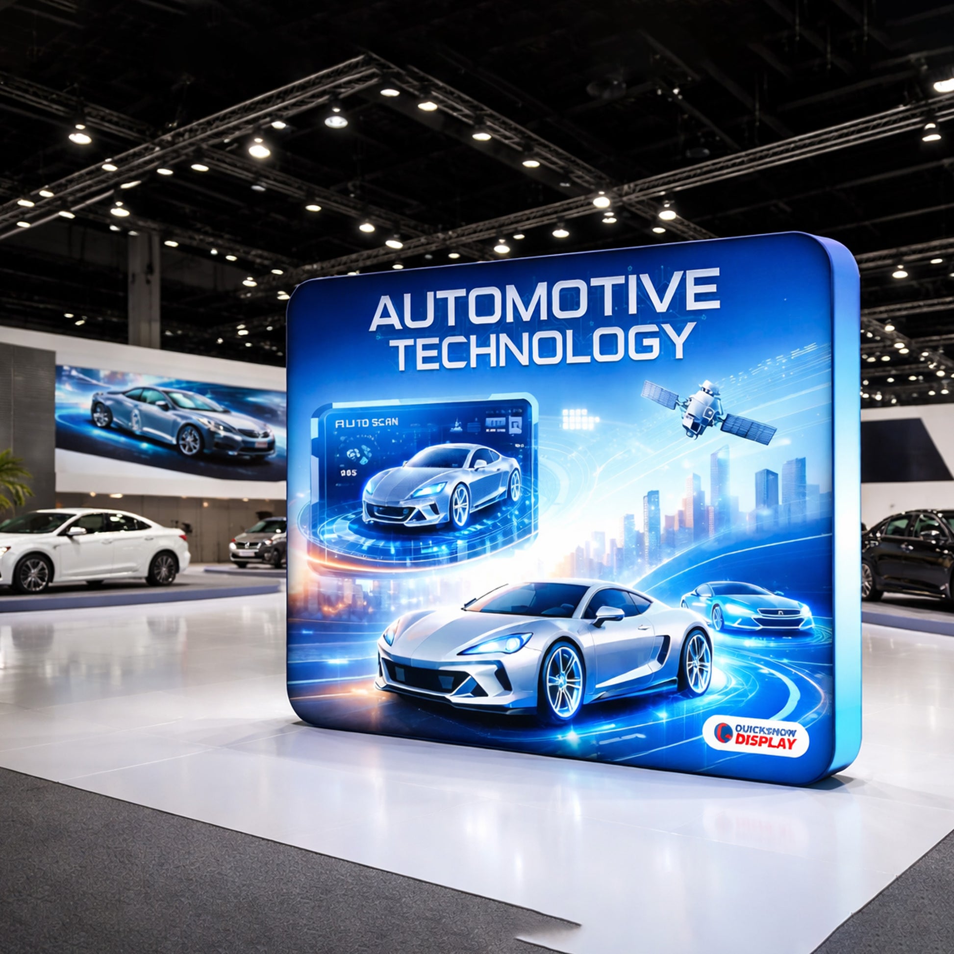 10ft TenseLight™ Backlit Backdrop - QuickShowDisplay