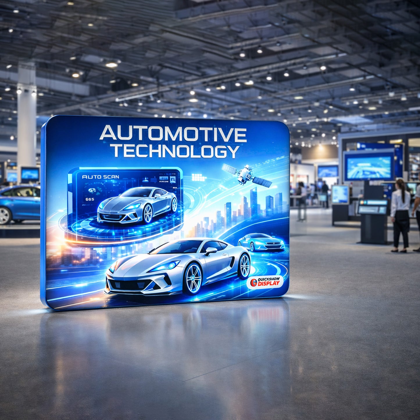 10ft TenseLight™ Backlit Backdrop - QuickShowDisplay