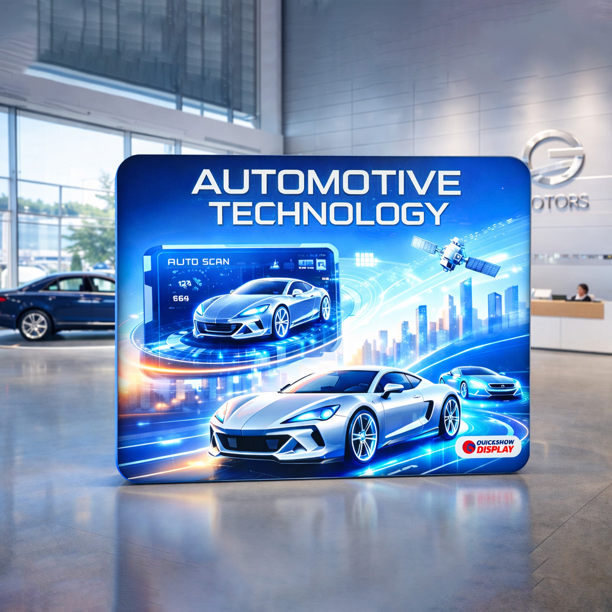 10ft TenseLight™ Backlit Backdrop - QuickShowDisplay