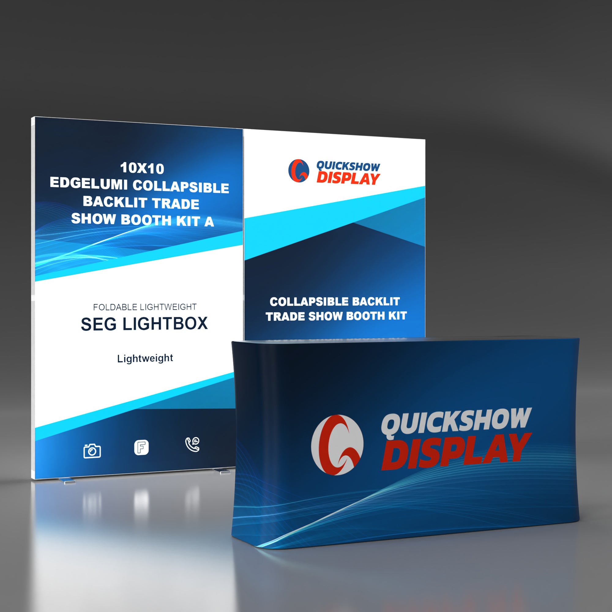 10x10 Collapsible Backlit Trade Show Booth 04