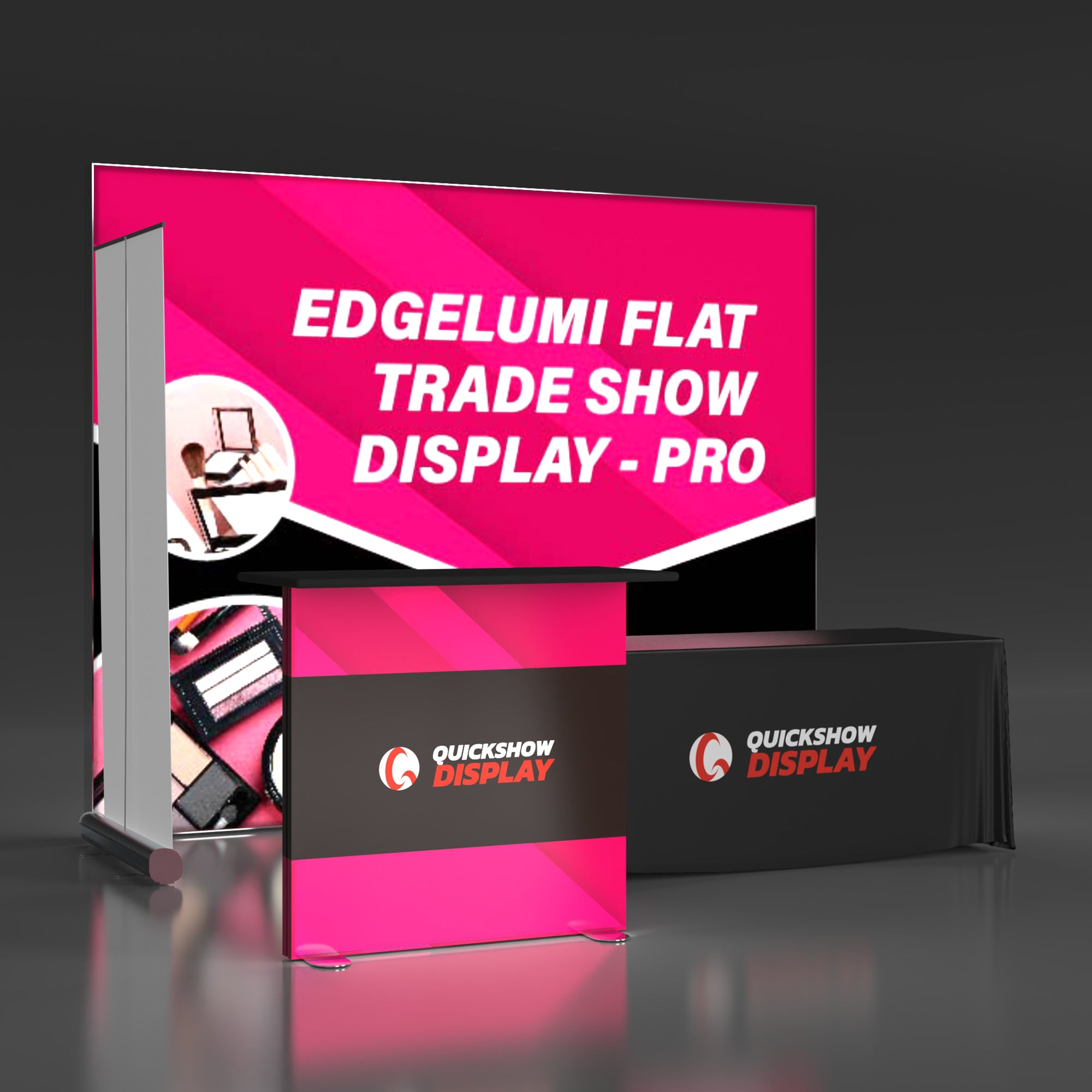 10x10 EdgeLumi Flat Trade Show Display - Pro