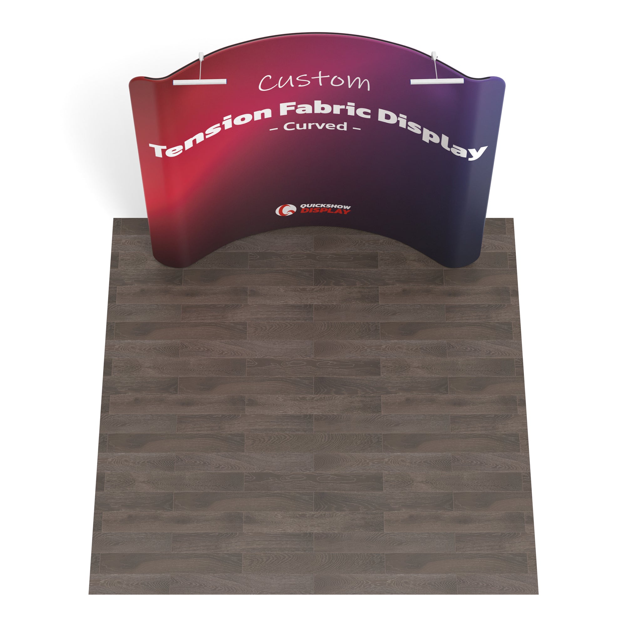 8ft Curved Tension Fabric Display