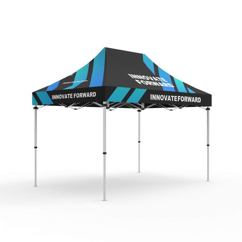 10x15 Custom Pop up Canopy Tent - QuickShowDisplay