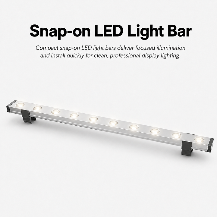 10x10 TenseLight™ Straight Trade Show Booth Display Wall - QuickShowDisplay