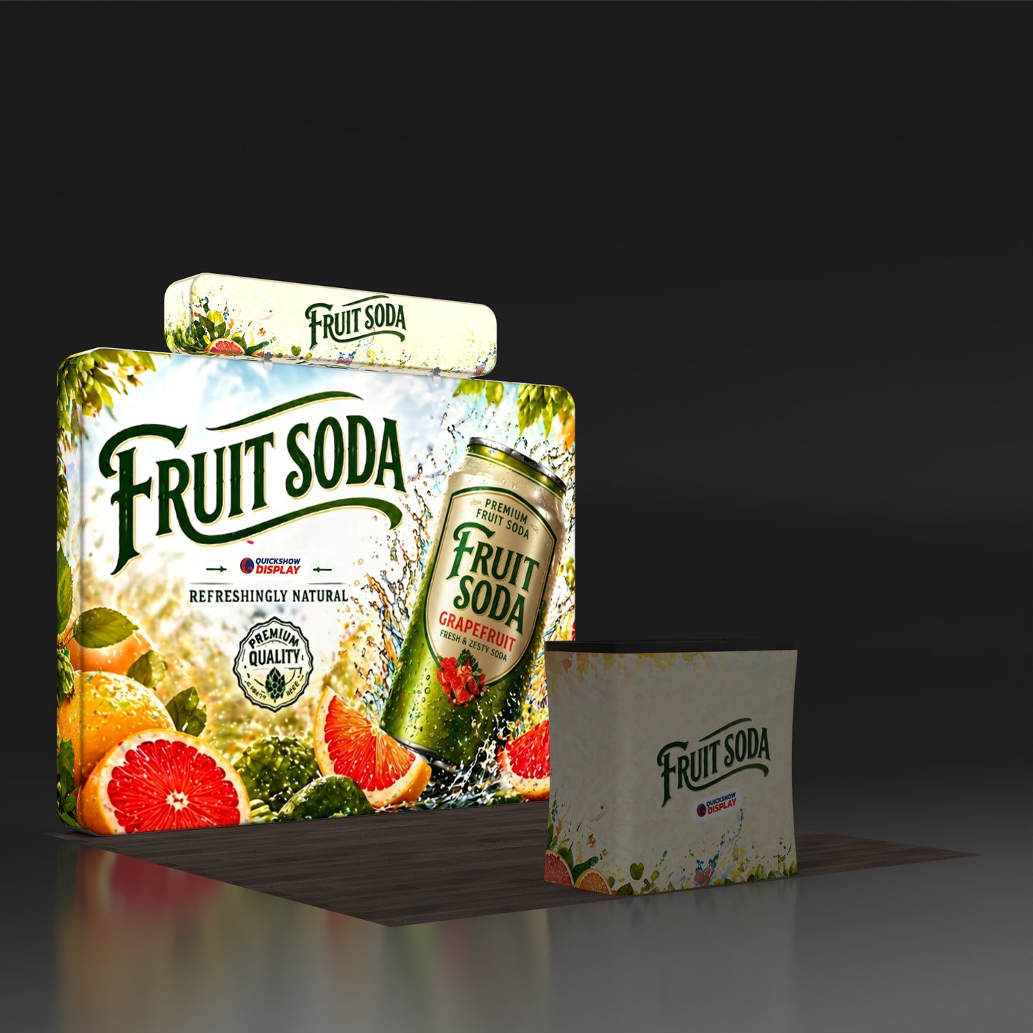 10ft TenseLight™ Booth Kit E - QuickShowDisplay