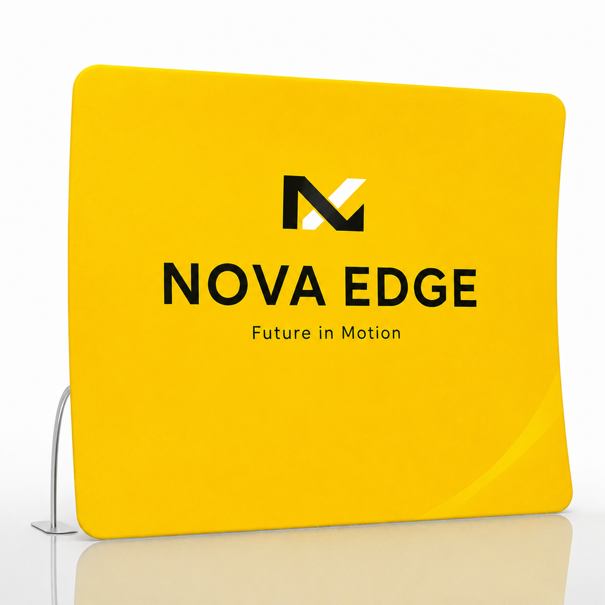 Custom 10ft U-Shaped Tension Fabric Display, Portable Curved Backdrop Wall with Aluminum Frame & Carry Bag - QuickShowDisplay