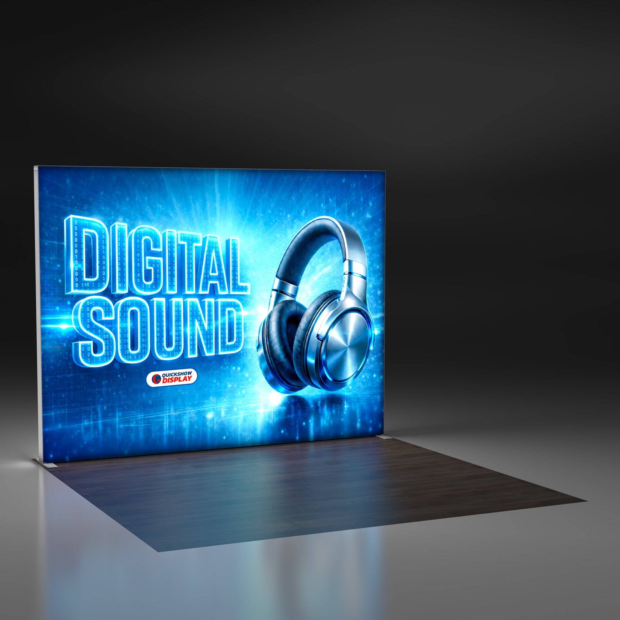 10x10 EdgeLumi Backlit Trade Show Booth - QuickShowDisplay