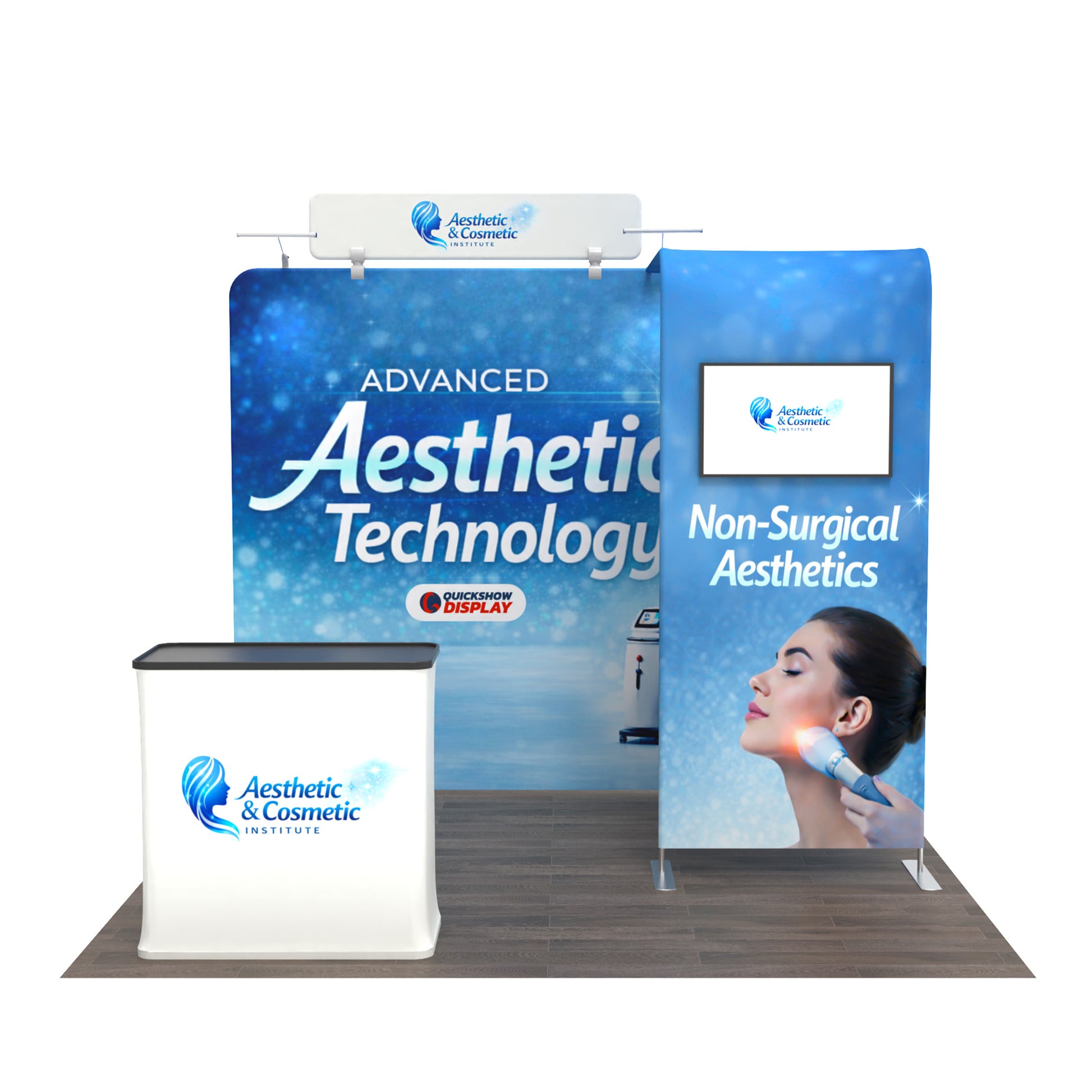 10ft TenseFlex™ Booth-Half Bridge - QuickShowDisplay