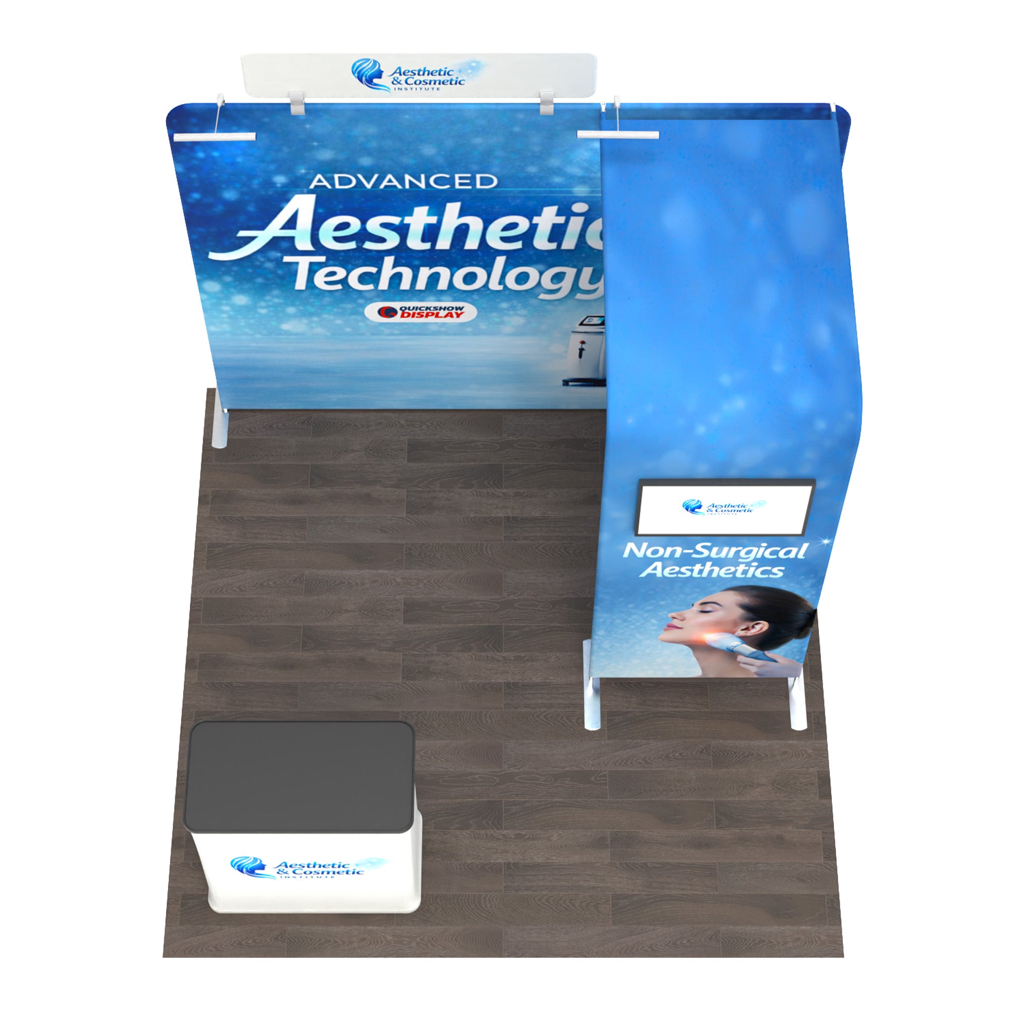 10ft TenseFlex™ Booth-Half Bridge - QuickShowDisplay