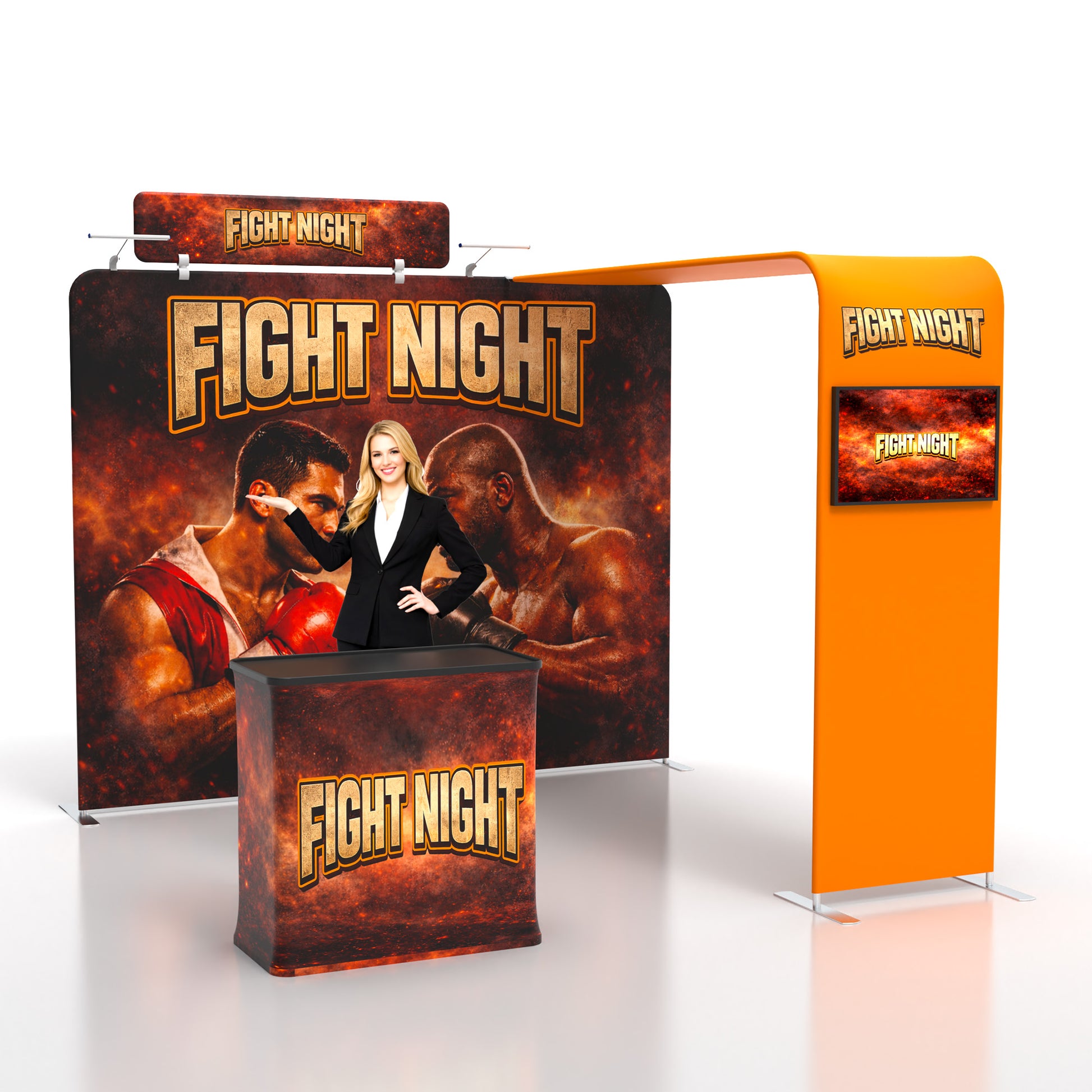 10ft TenseFlex™ Booth-Bridge - QuickShowDisplay