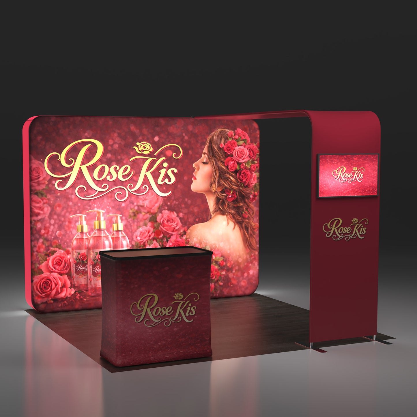 10ft TenseLight™ Booth - Bridge - QuickShowDisplay