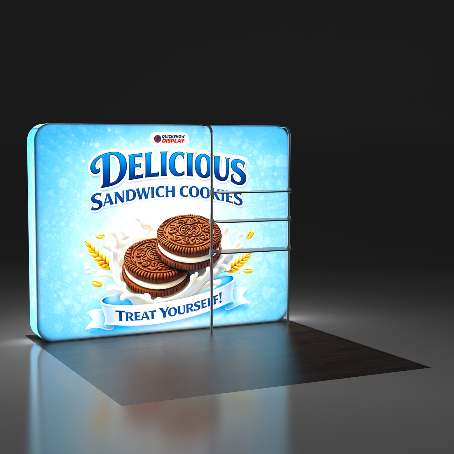 10ft TenseLight™ Booth Kit A - QuickShowDisplay