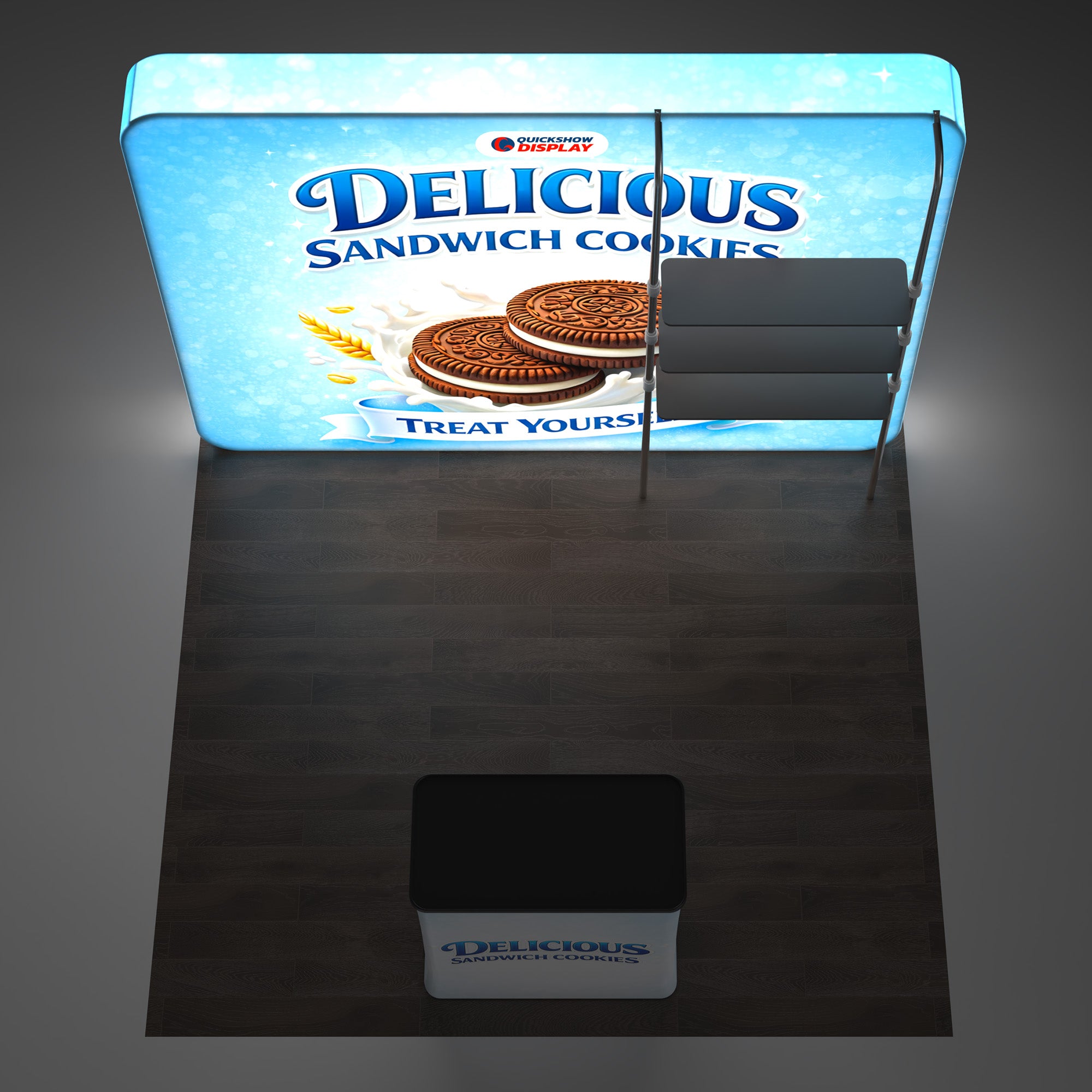 10ft TenseLight™ Booth Kit A - QuickShowDisplay
