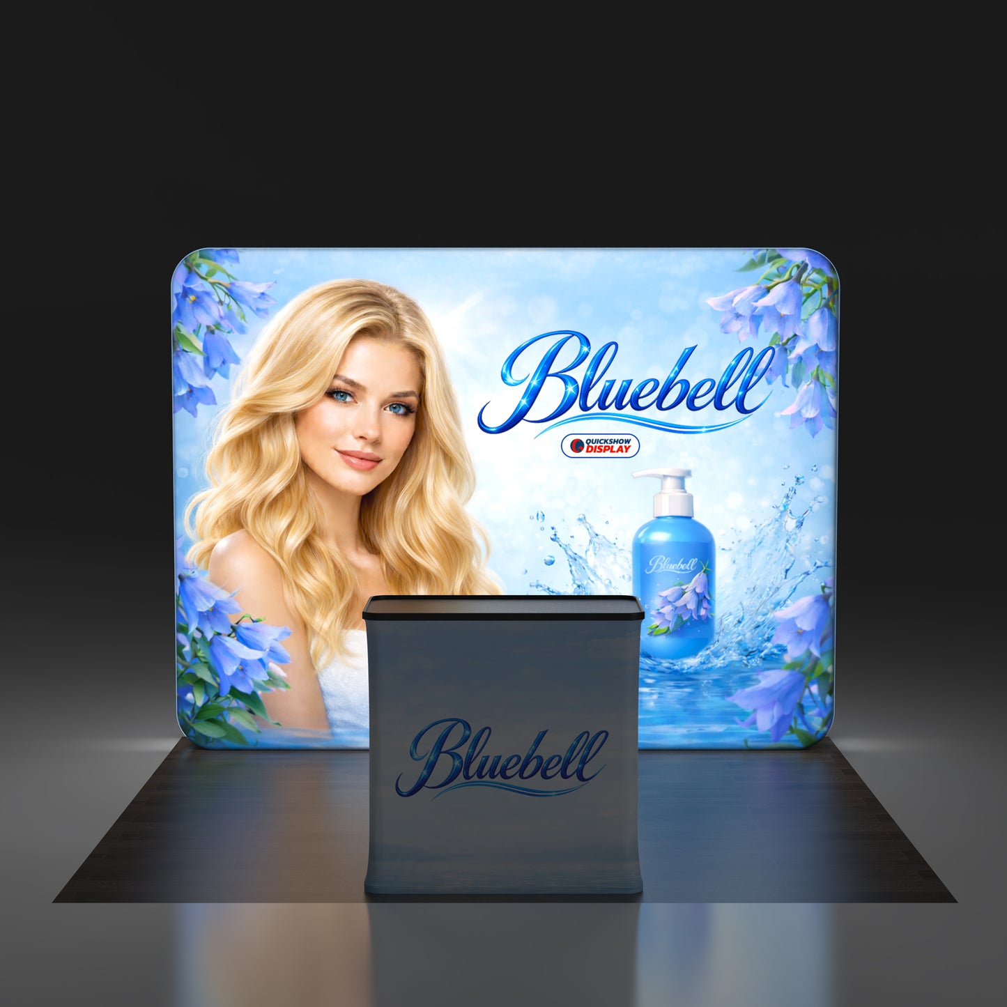 10ft TenseLight™ Booth Kit B - QuickShowDisplay